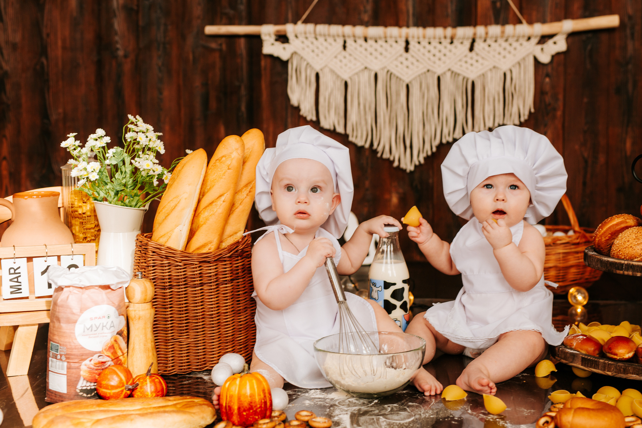 Булочники на багетной вечеринке. Свадебный, семейный фотограф в Дзержинске, Нижнем Новгороде Наталья Хр