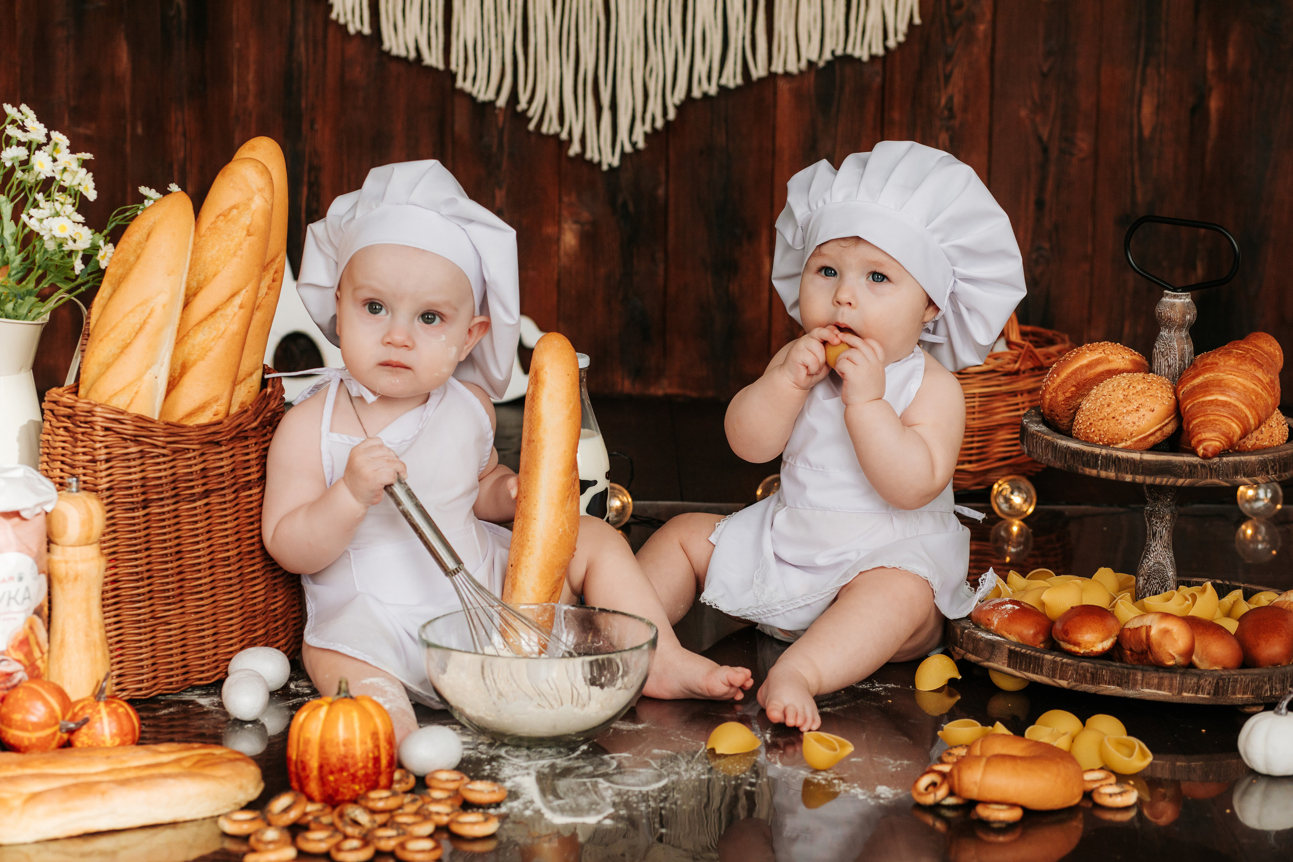 Булочники на багетной вечеринке. Свадебный, семейный фотограф в Дзержинске, Нижнем Новгороде Наталья Хр