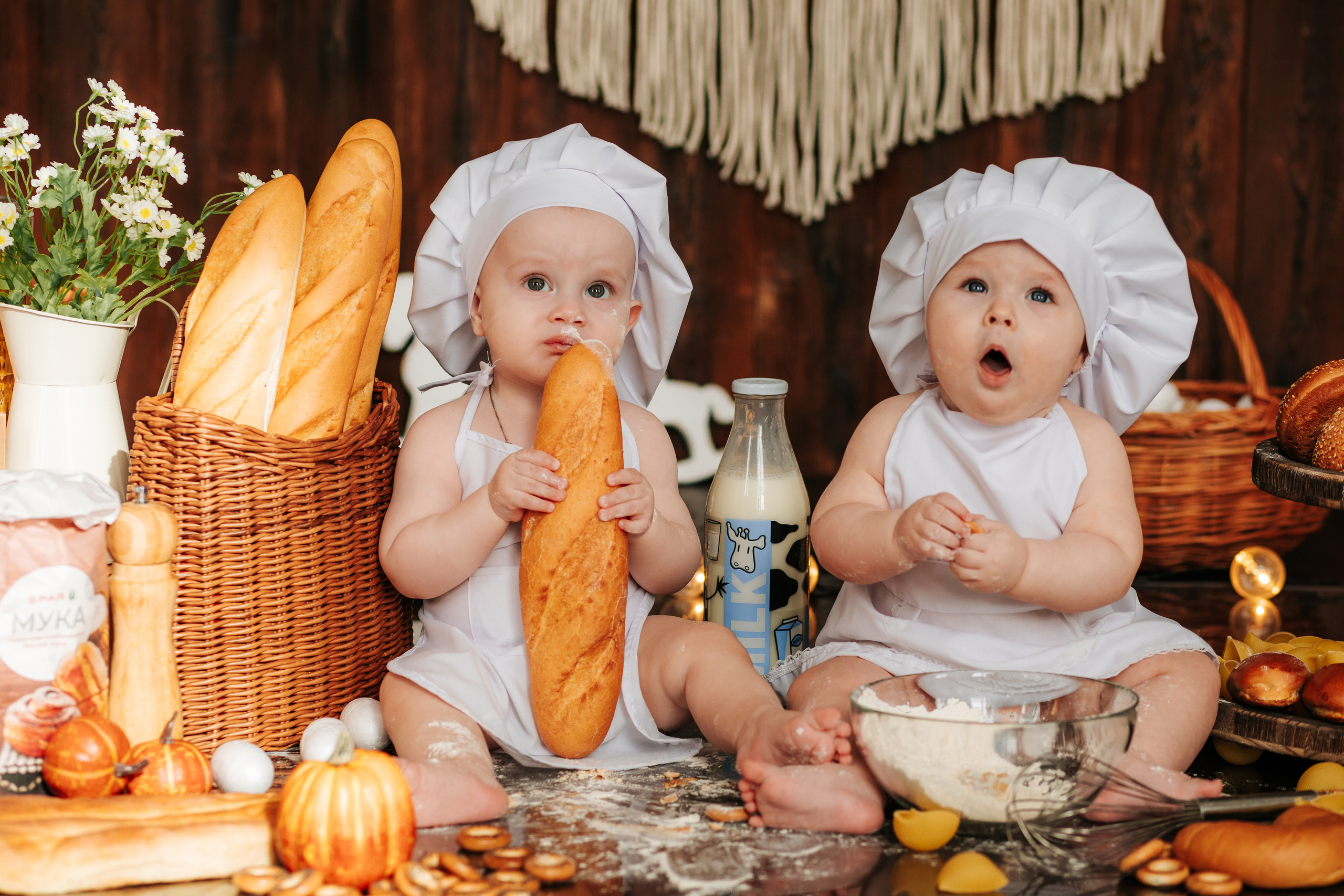 Булочники на багетной вечеринке. Свадебный, семейный фотограф в Дзержинске, Нижнем Новгороде Наталья Хр