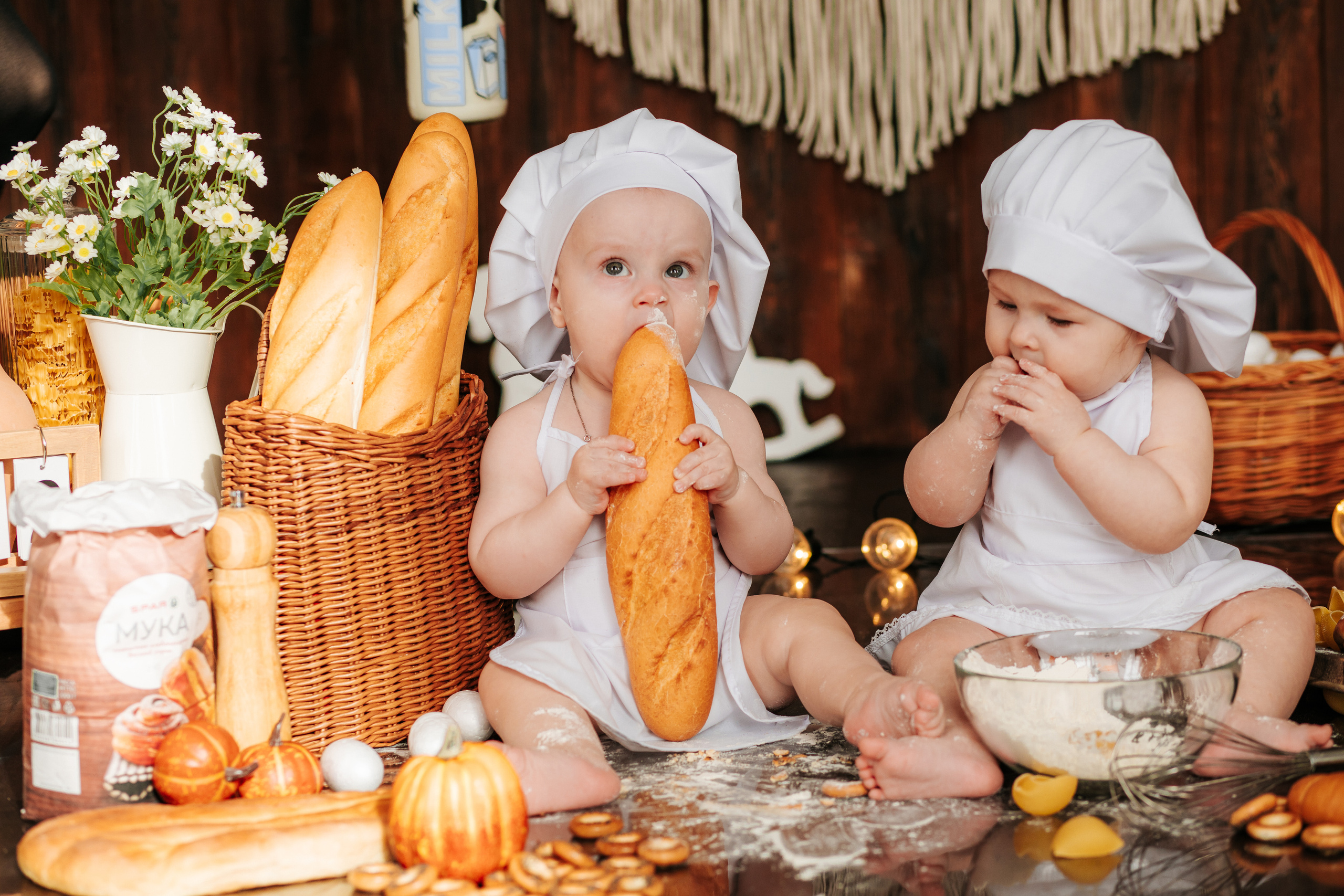 Булочники на багетной вечеринке. Свадебный, семейный фотограф в Дзержинске, Нижнем Новгороде Наталья Хр
