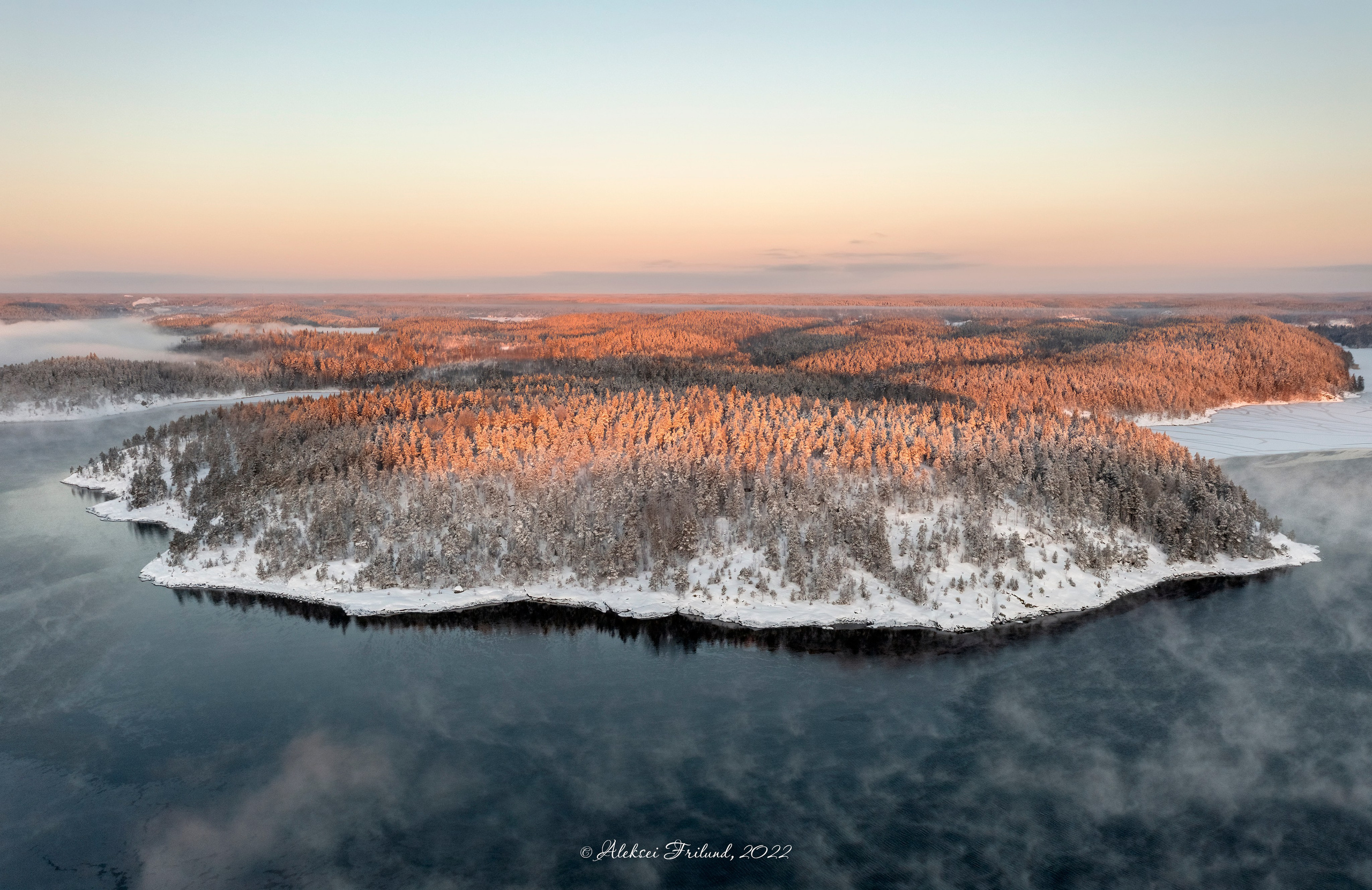 Ладожское озеро. Аэросъемка. Фото и Видео в Карелии. Алексей Фрилунд