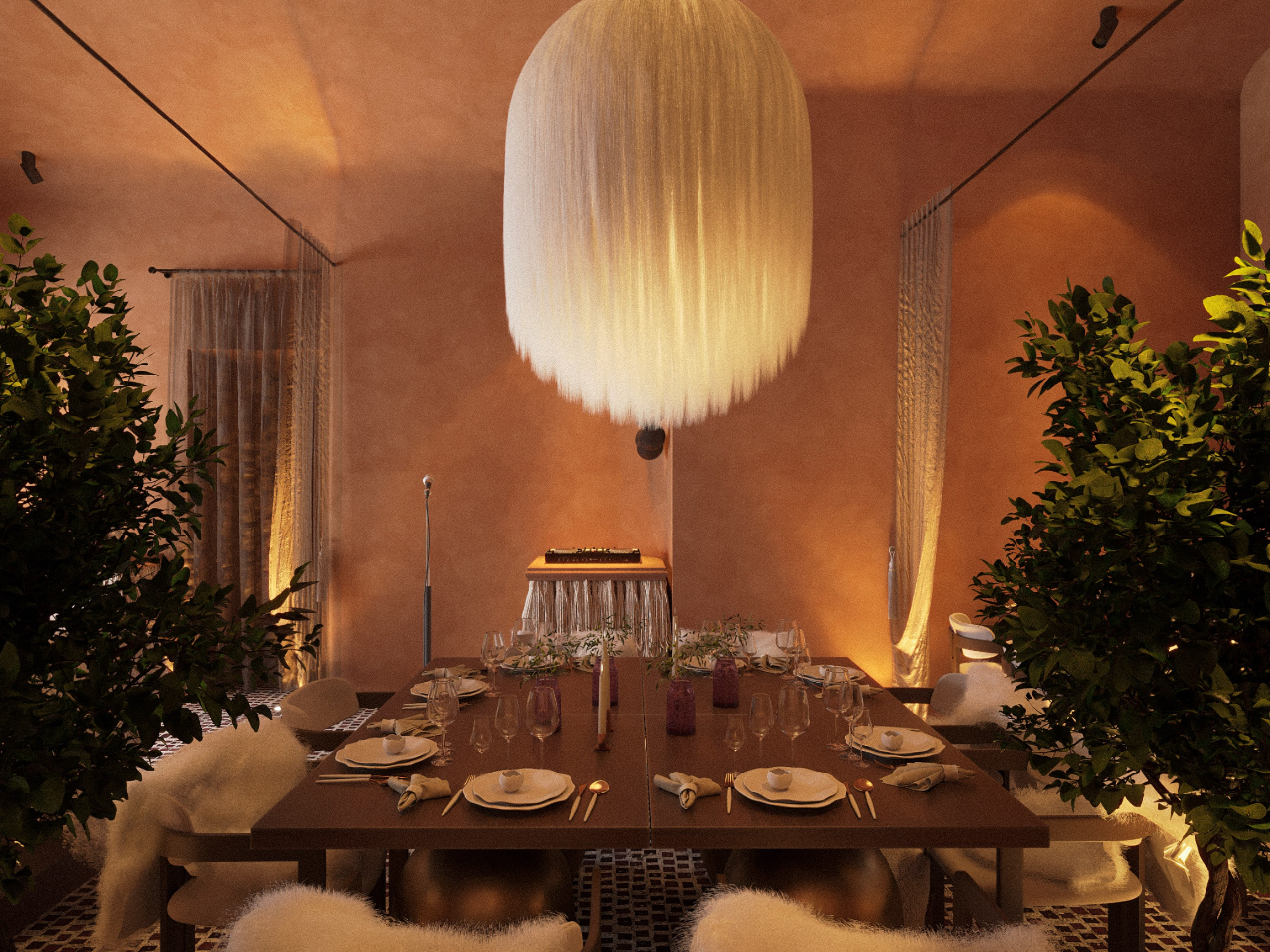 Ресторан Tbilisi. Юлия Григорьева — 3D визуализатор