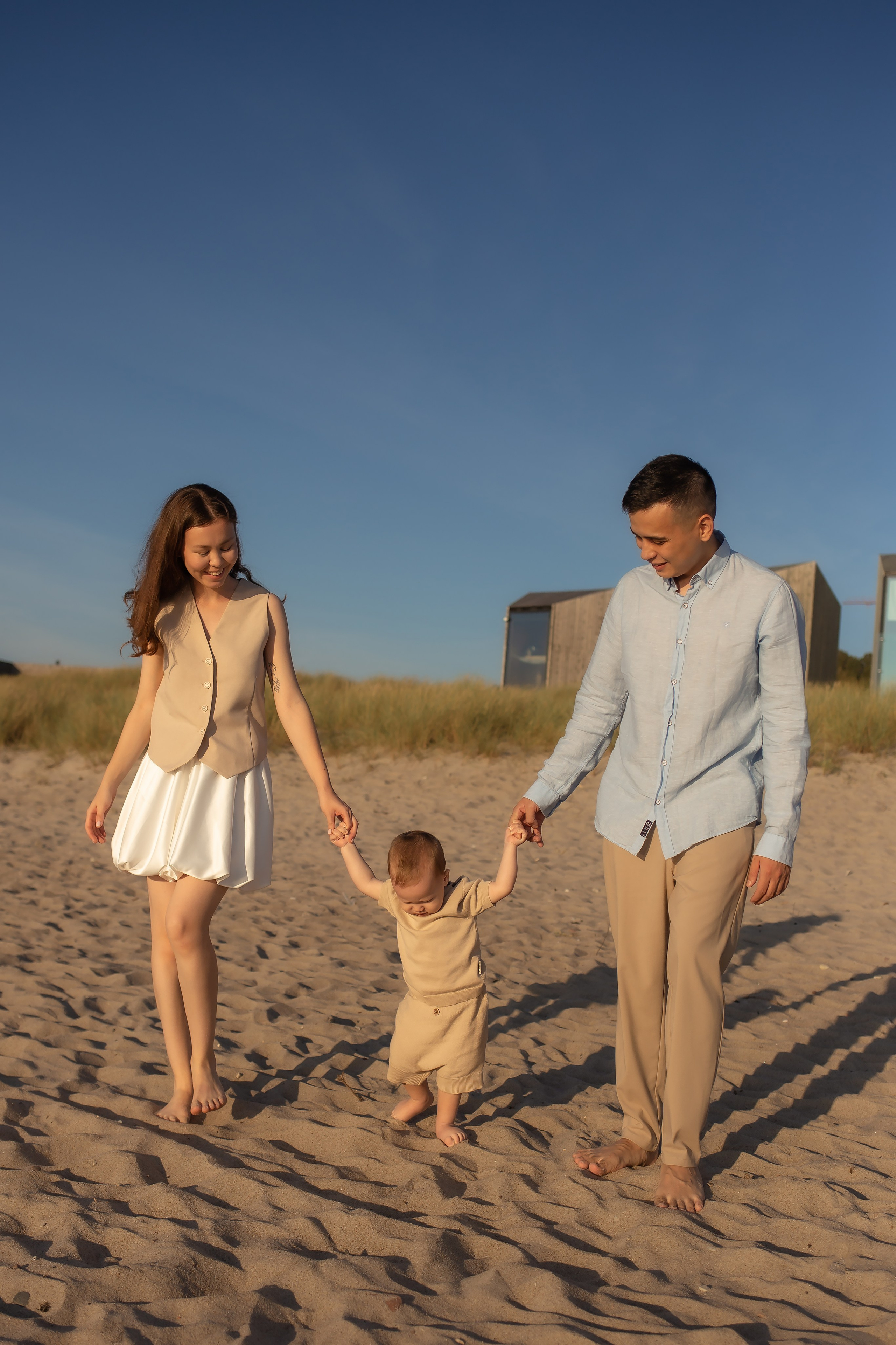 Карина, Эмиль и Марсель. На закате лета. Фотограф в Калининграде Решетникова Алина