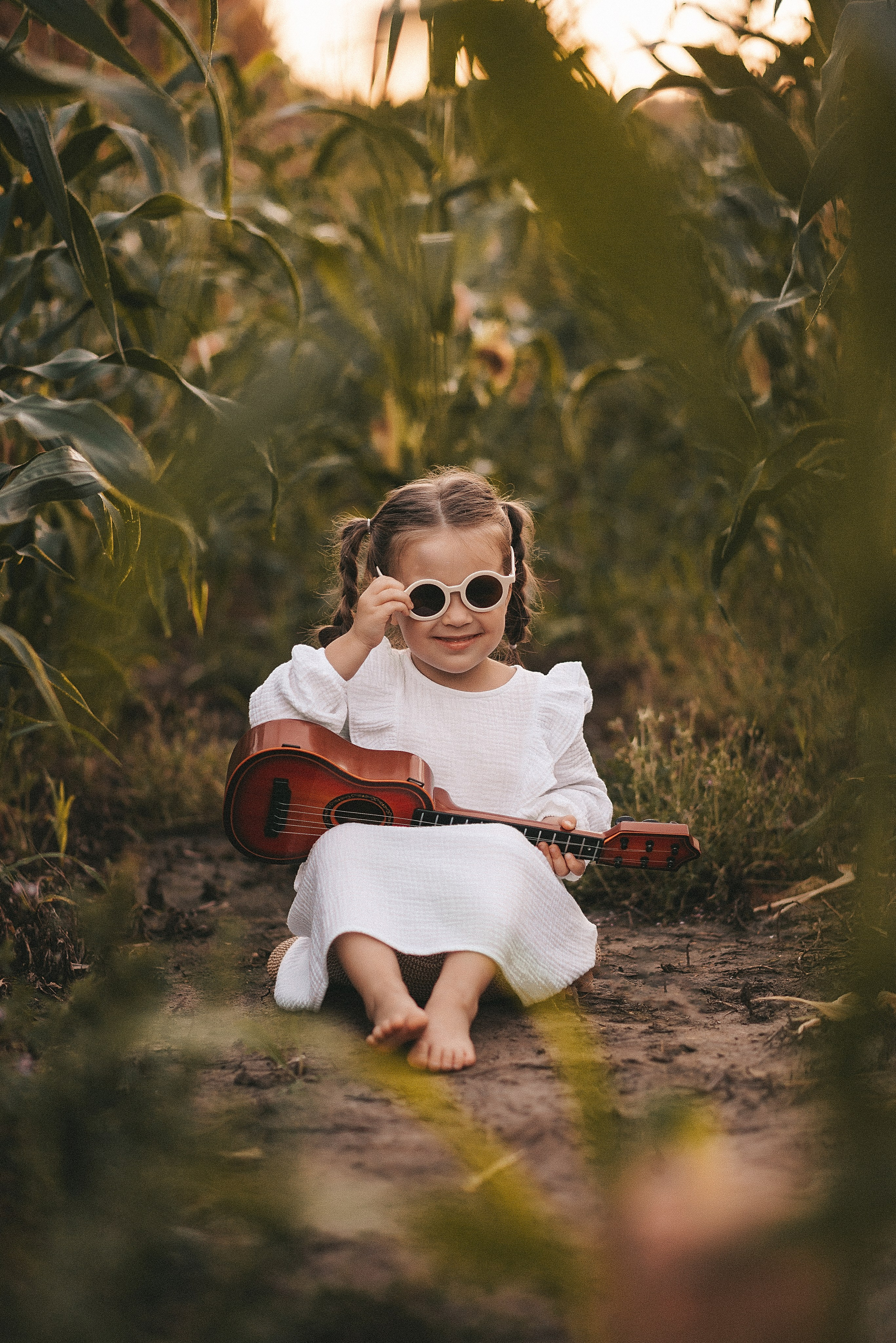 На солнце вдоль рядов кукурузы…. Ваш фотограф Ирина Гущанская