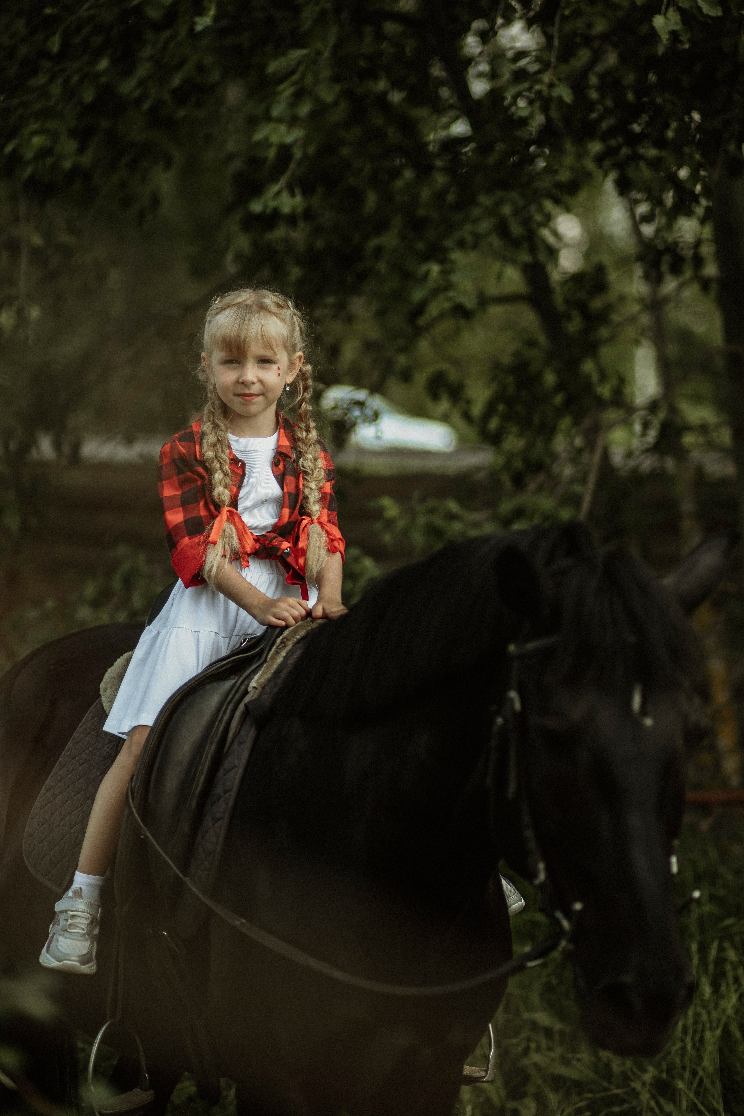 Семейная прогулка с лошадкой. Семейный и детский фотограф в Рязани Васюгова Мария