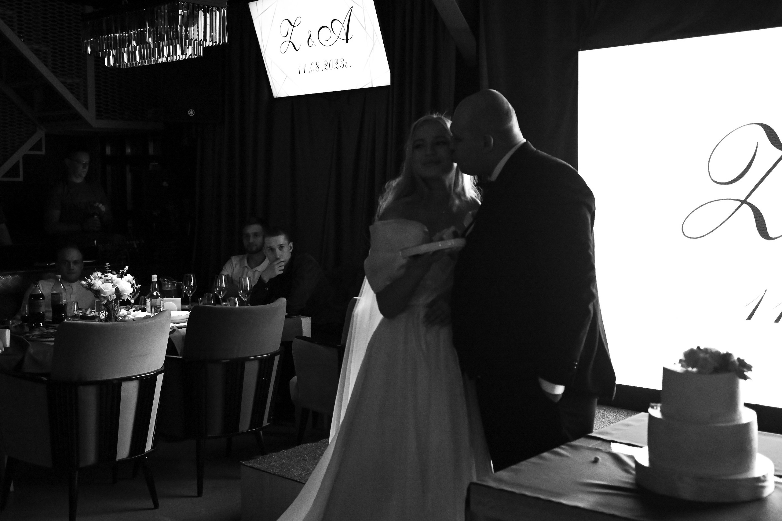 Black and white film. <3