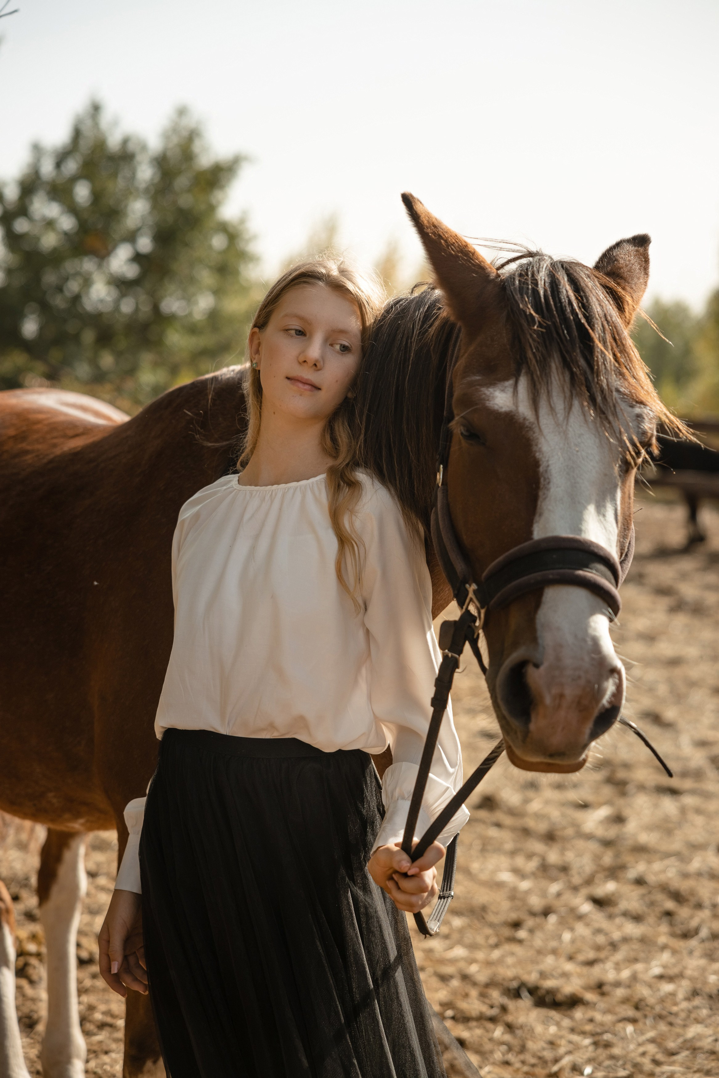Съёмка с лошадьми. Конный клуб «Карсар». Татьяна Мирзоян