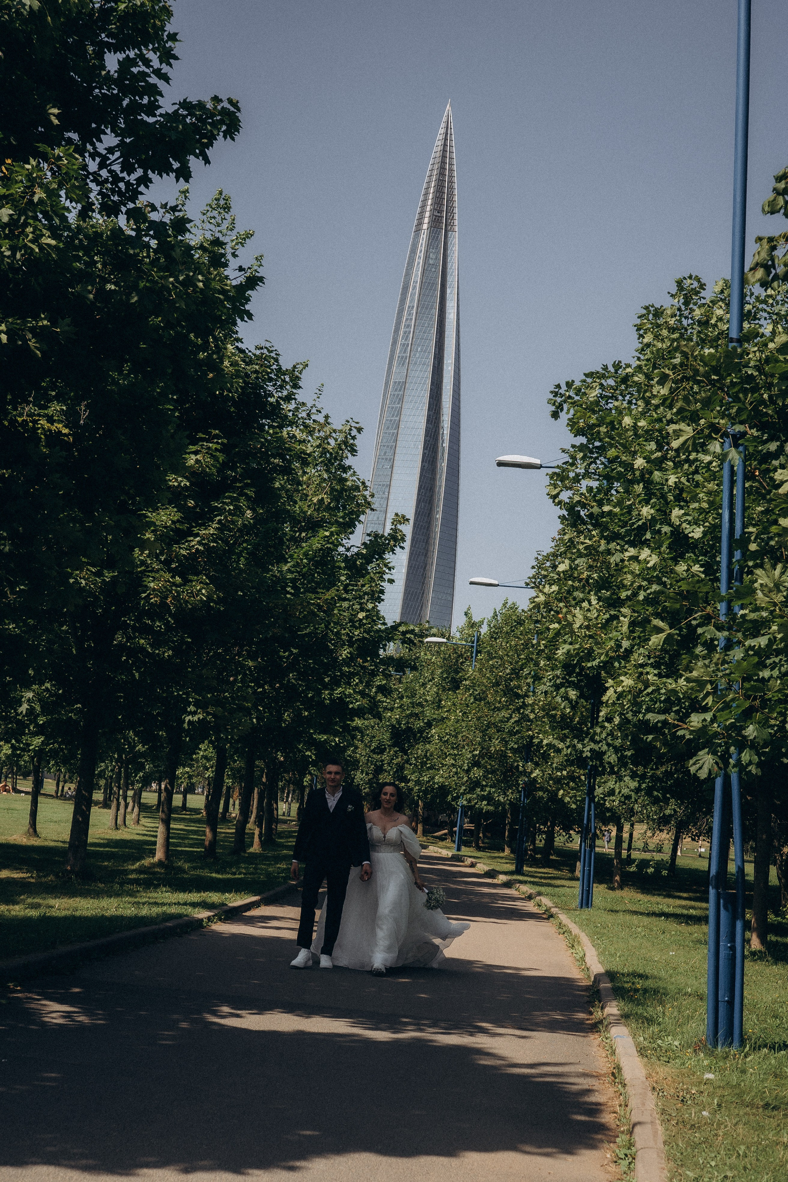 СВАДЕБНАЯ СЬЕМК В ПАРКЕ 300-ЛЕТИЯ. Профессиональный фотограф, Санкт-Петербург — Виктория Богомолова