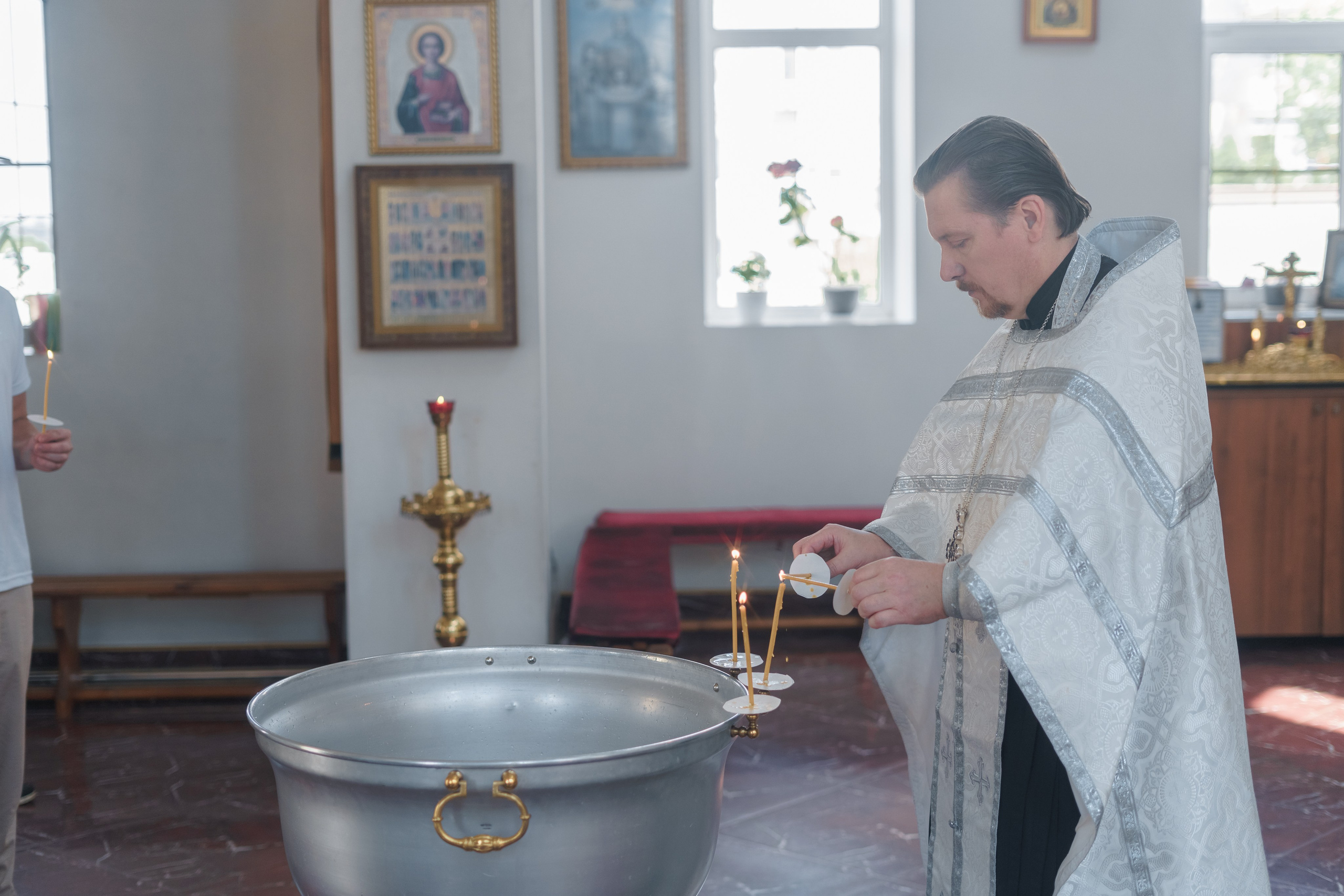 Крещение, храм Петра и Павла, г. Кропоткин. Семейный и детский фотограф в Гулькевичи, Кропоткине
