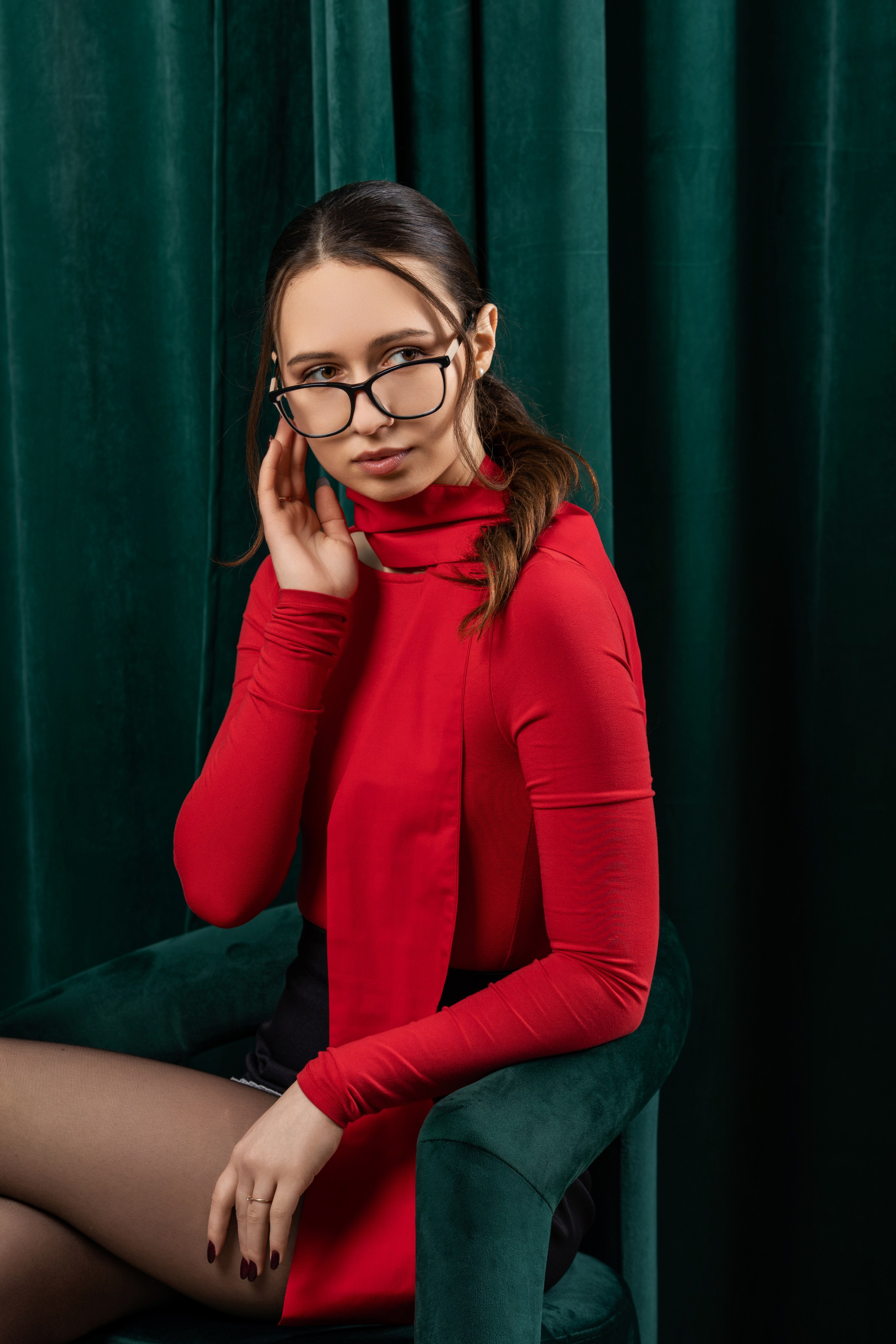 Женская фотосессия в офисе. Семейный и женский фотограф в Москве Надежда Воробьева