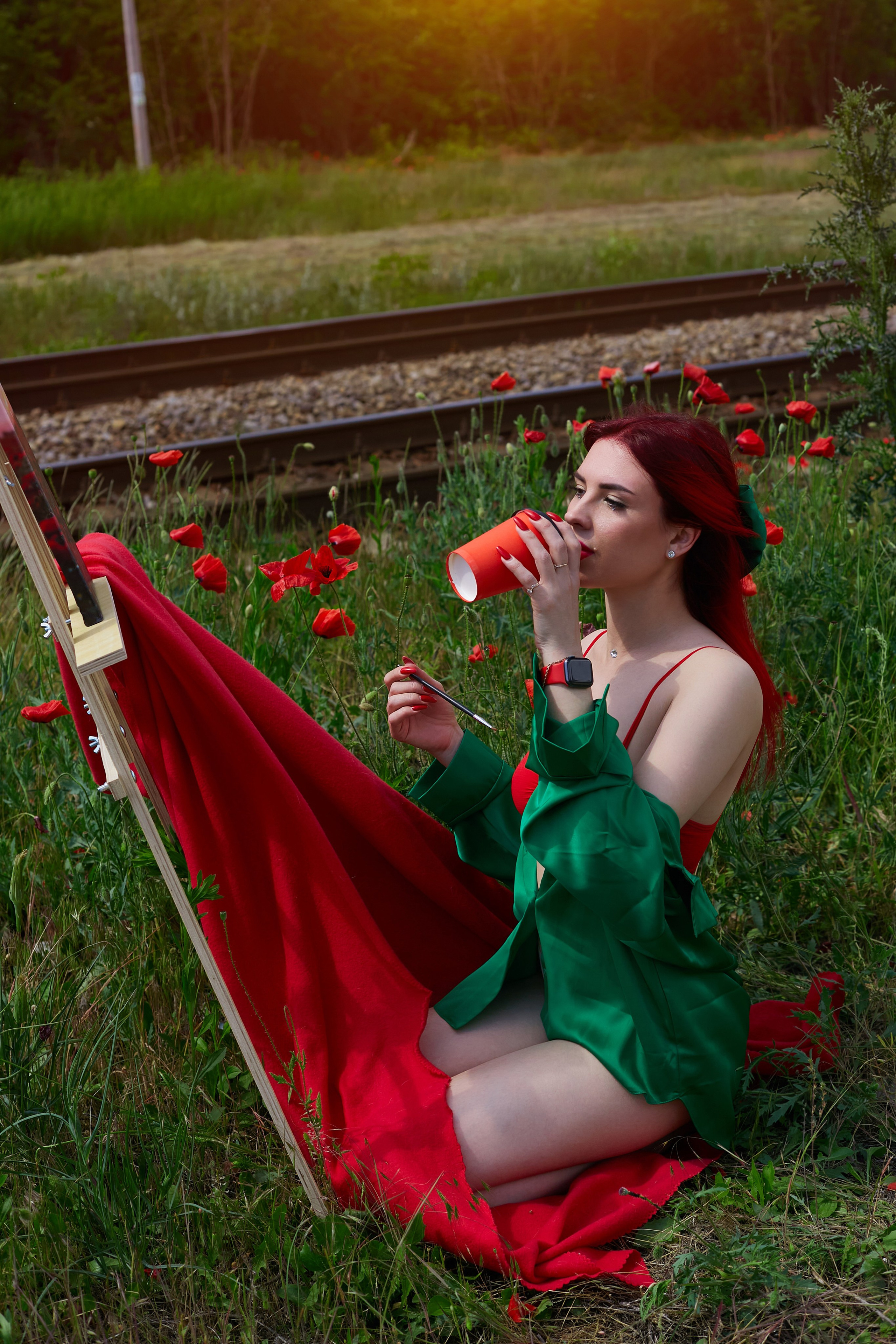 «Картина с маками». Свадебный и креативный фотограф в ЮФО и МСК