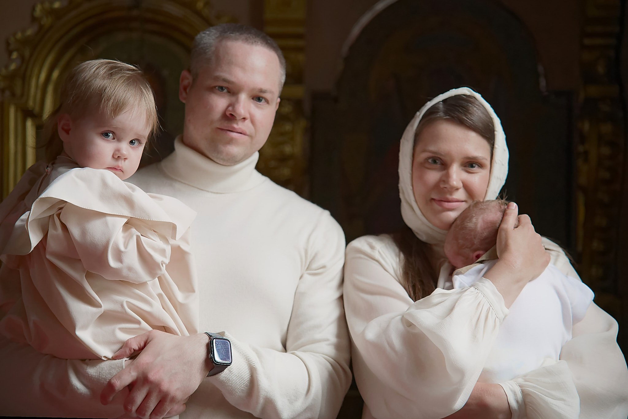 Таинство Крещения на Светлой Седмице. Фотограф в Москве