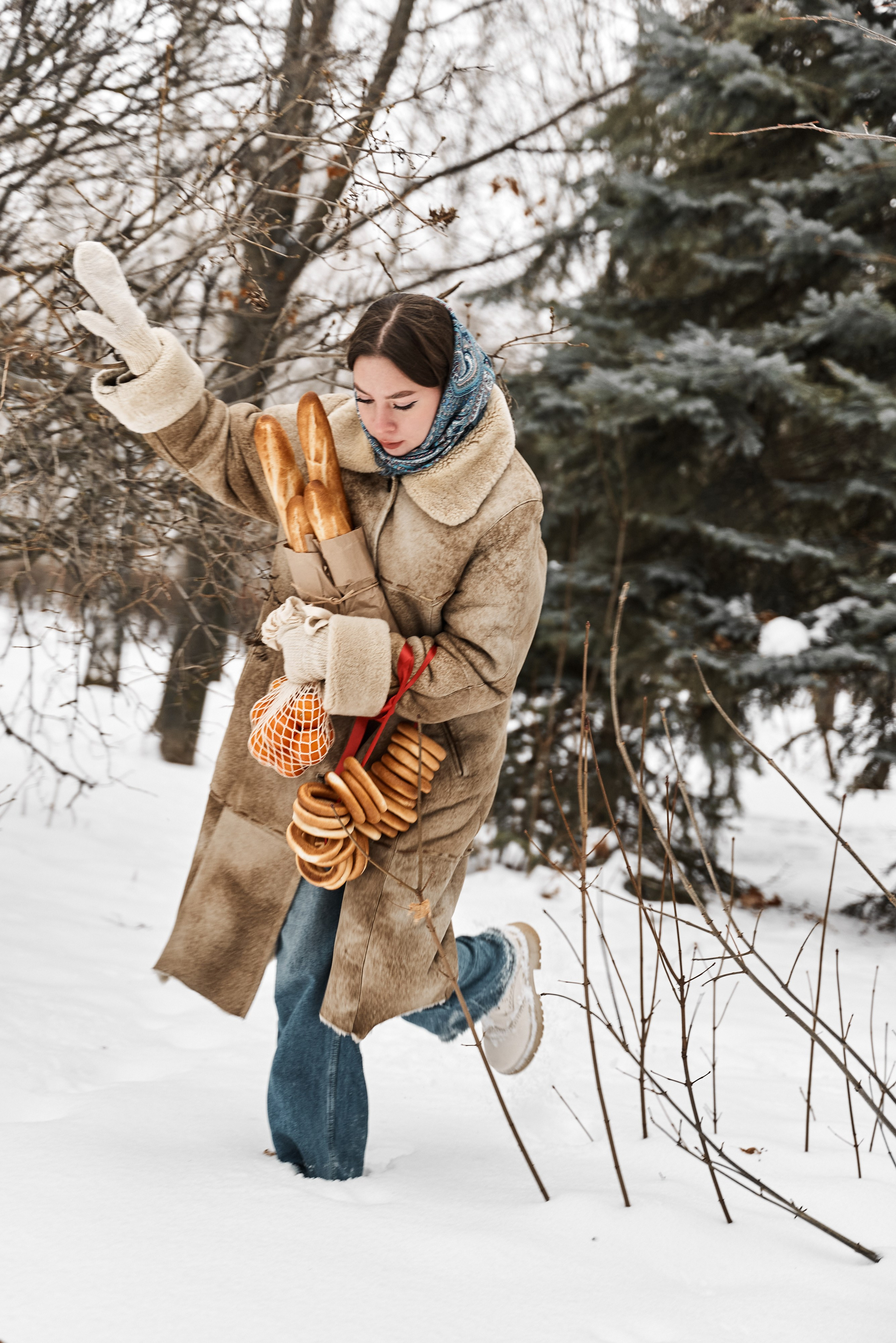 Звенит январская вьюга. Детский и семейный фотограф Шемарова Ольга
