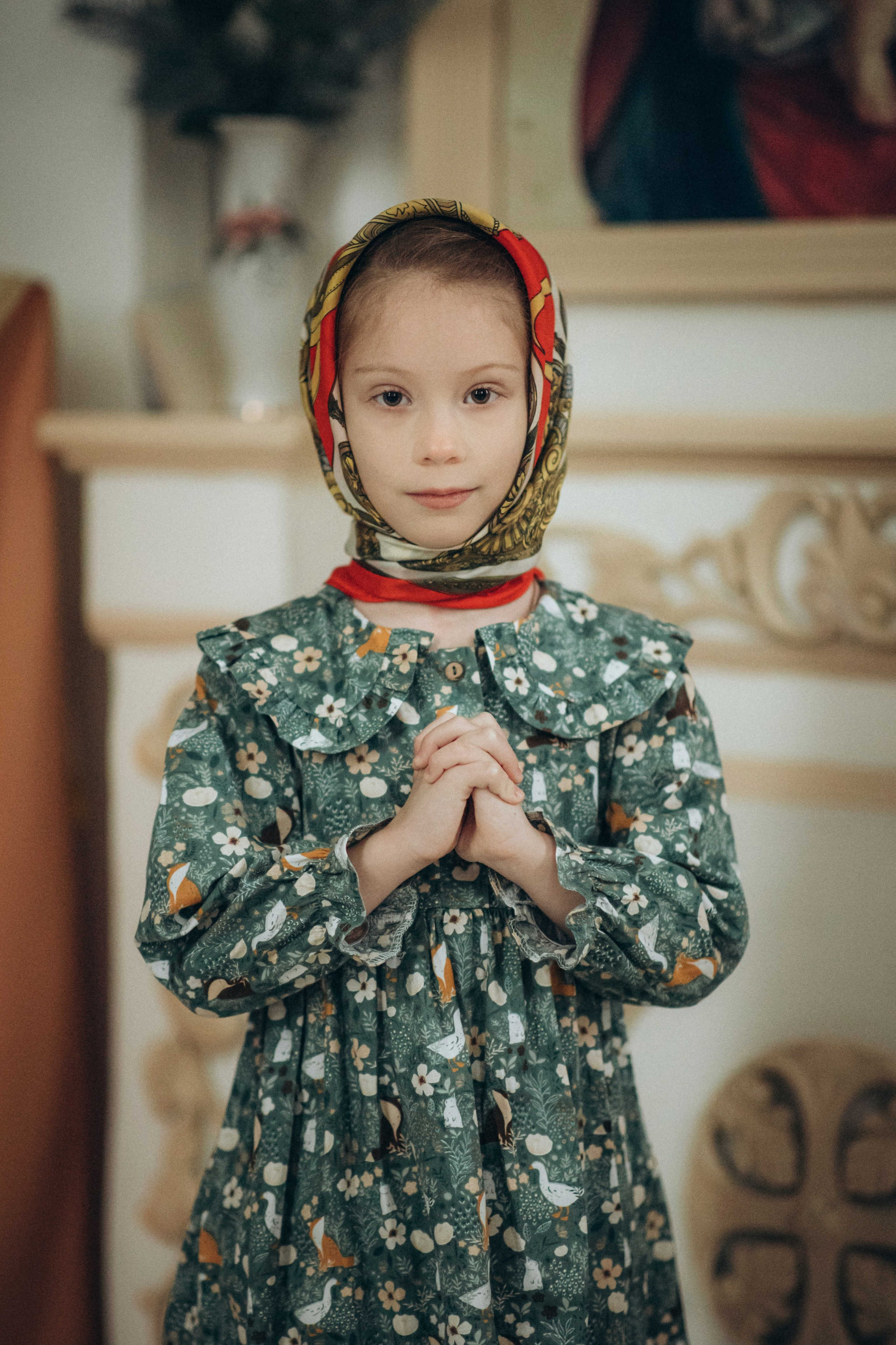 Крещение Веры. Фотограф на крещение в Рязани. Семейный фотограф