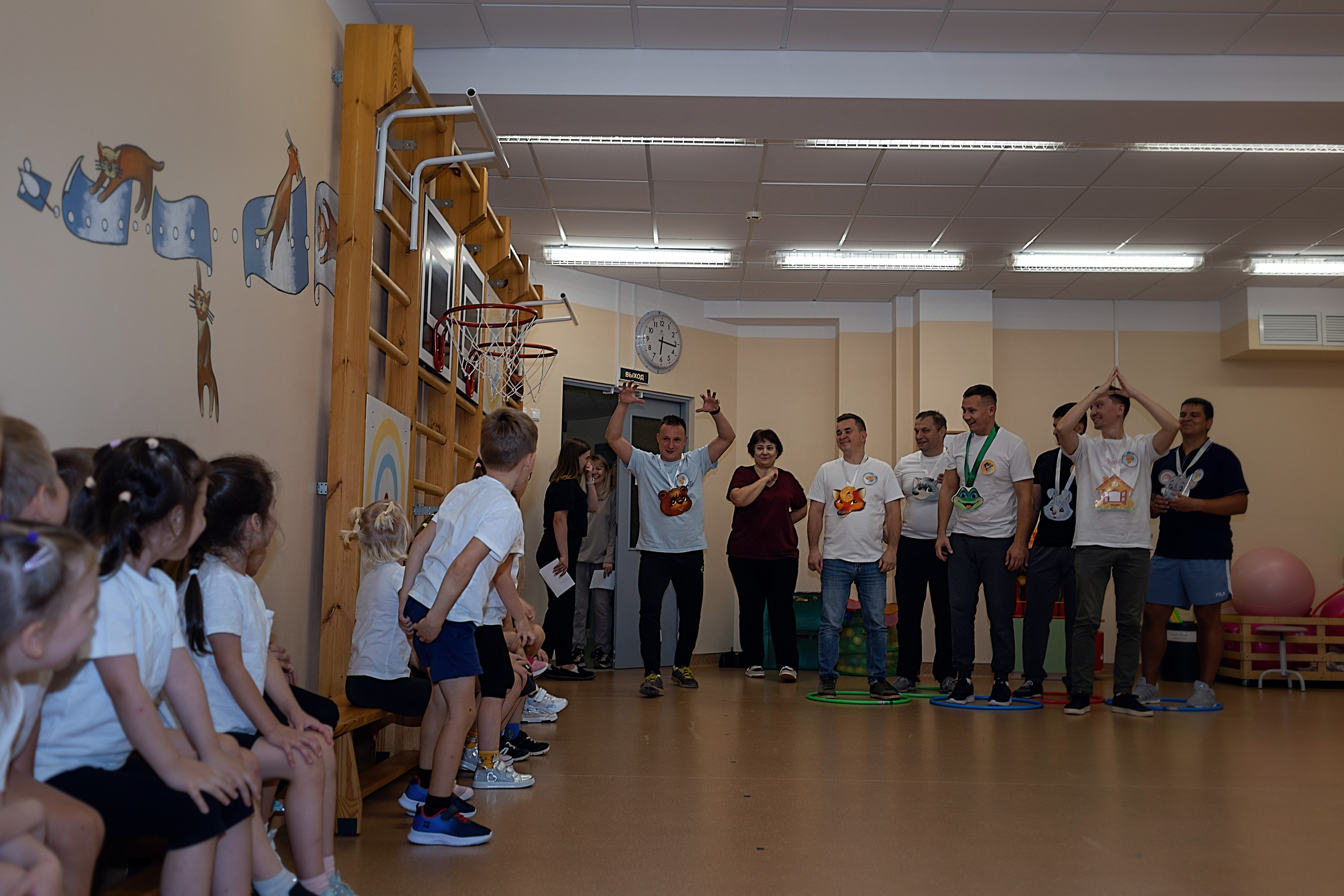 День пап в детском саду_2024. Семейный фотограф в Санкт-Петербурге