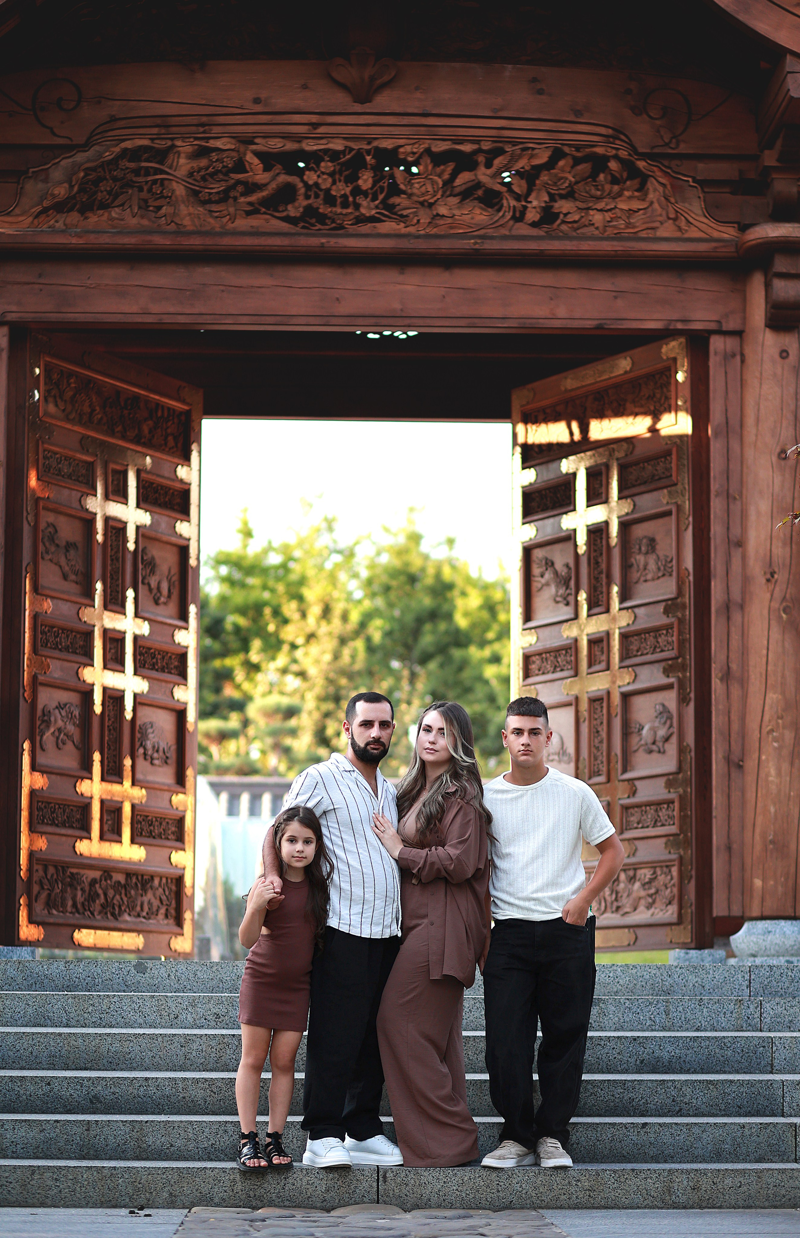 Фотопрогулка в Японском Саду. Детский семейный фотограф Краснодар