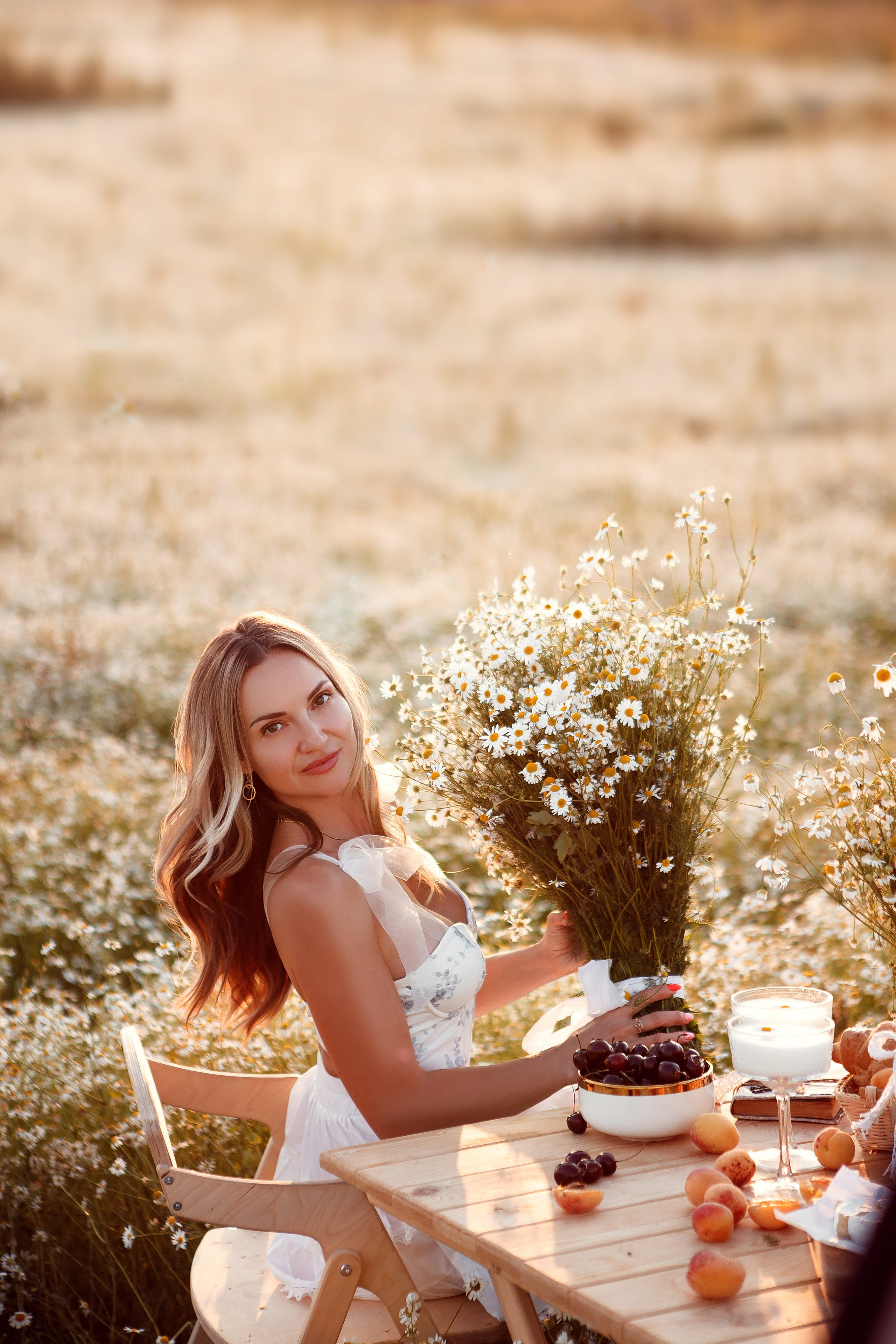 Завтрак в ромашках. Фотограф в Иваново и других городах Ирина Сметанкина