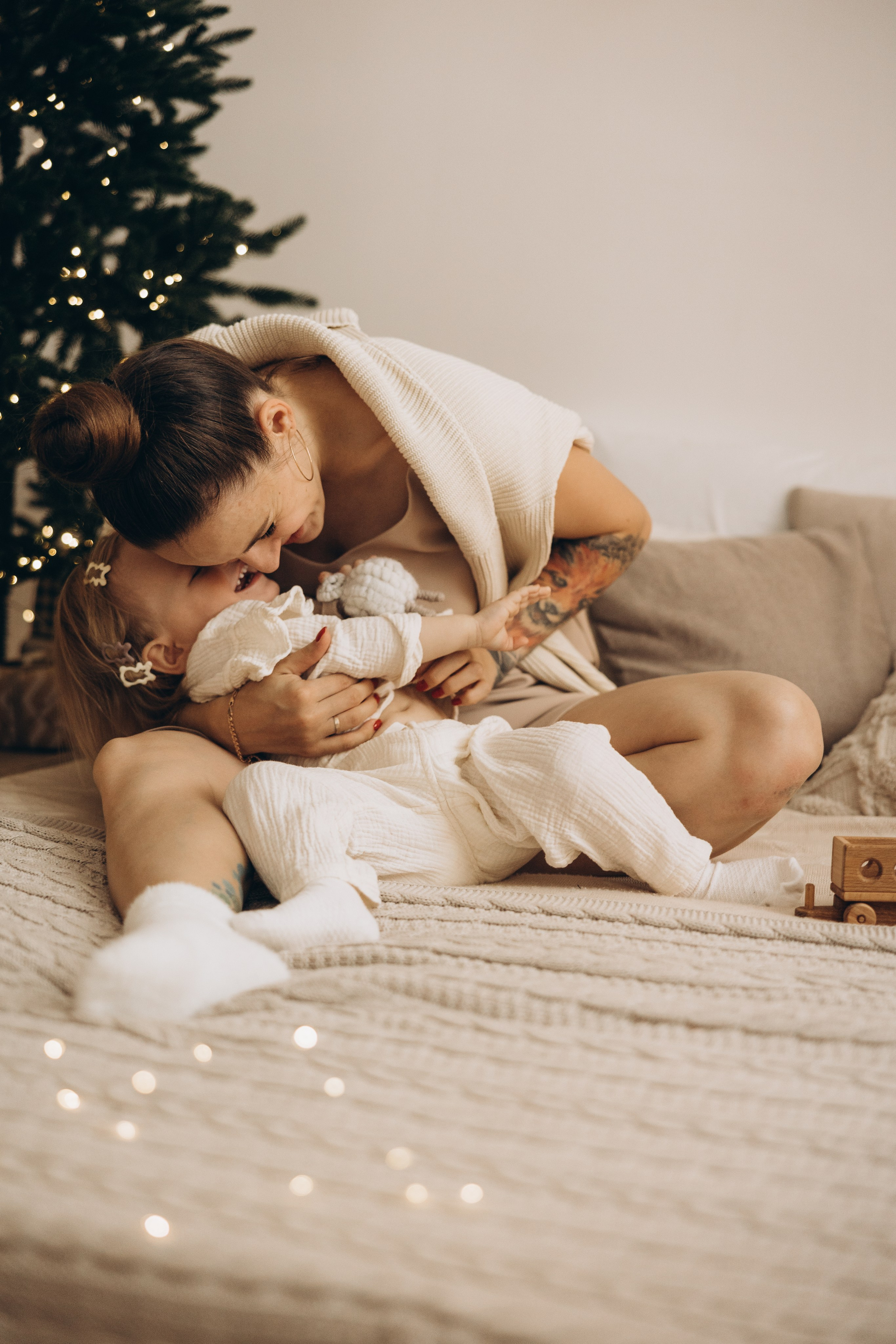 Ольга и Мирослава НГ. Семейный фотограф в Москве Виктория Ястребинская