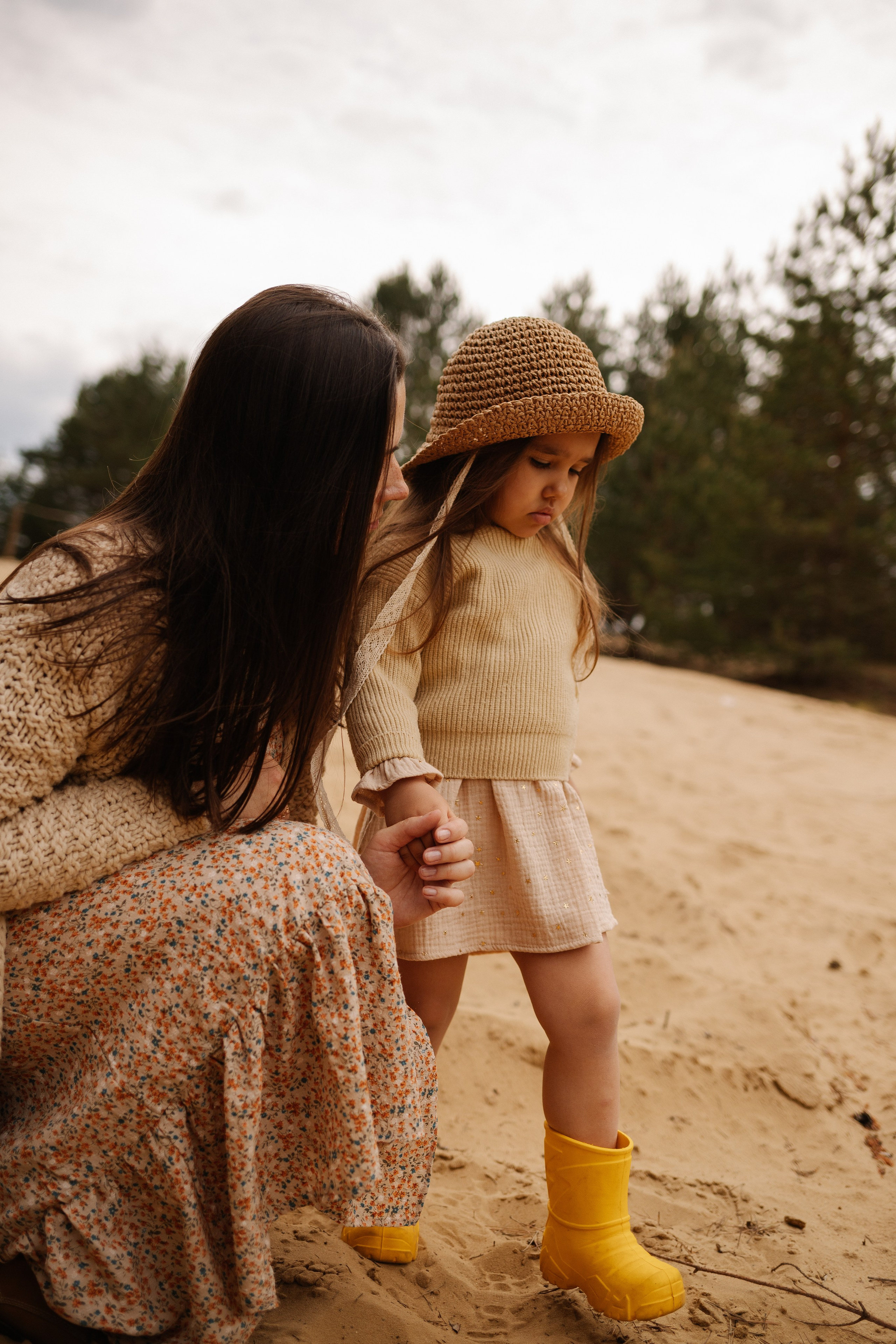 Лес и песок. Семейный фотограф Юлия Клишина