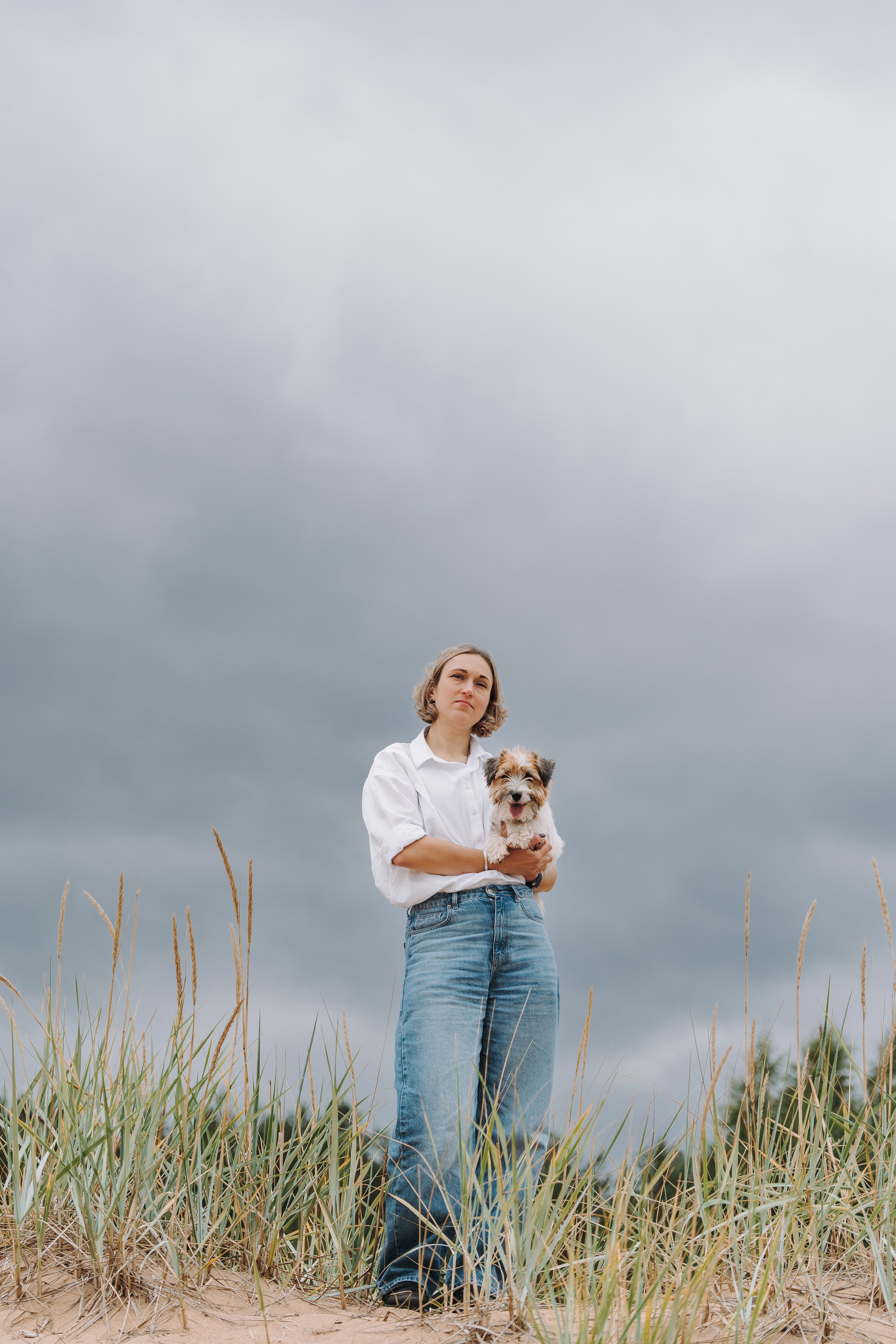 Оля, Ларс и Лукас. Фотограф анималист в Спб недорого Олеся Майорова