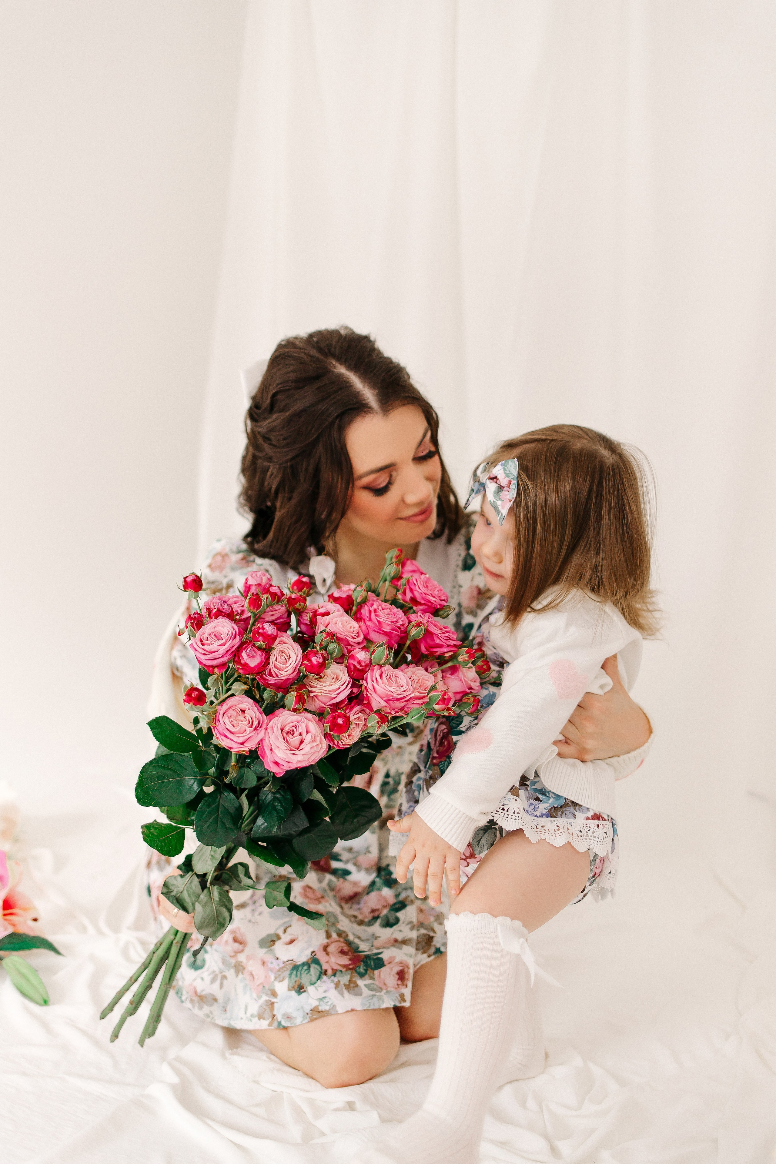 Мама и дочь. Свадебный фотограф Кропоткин Краснодар