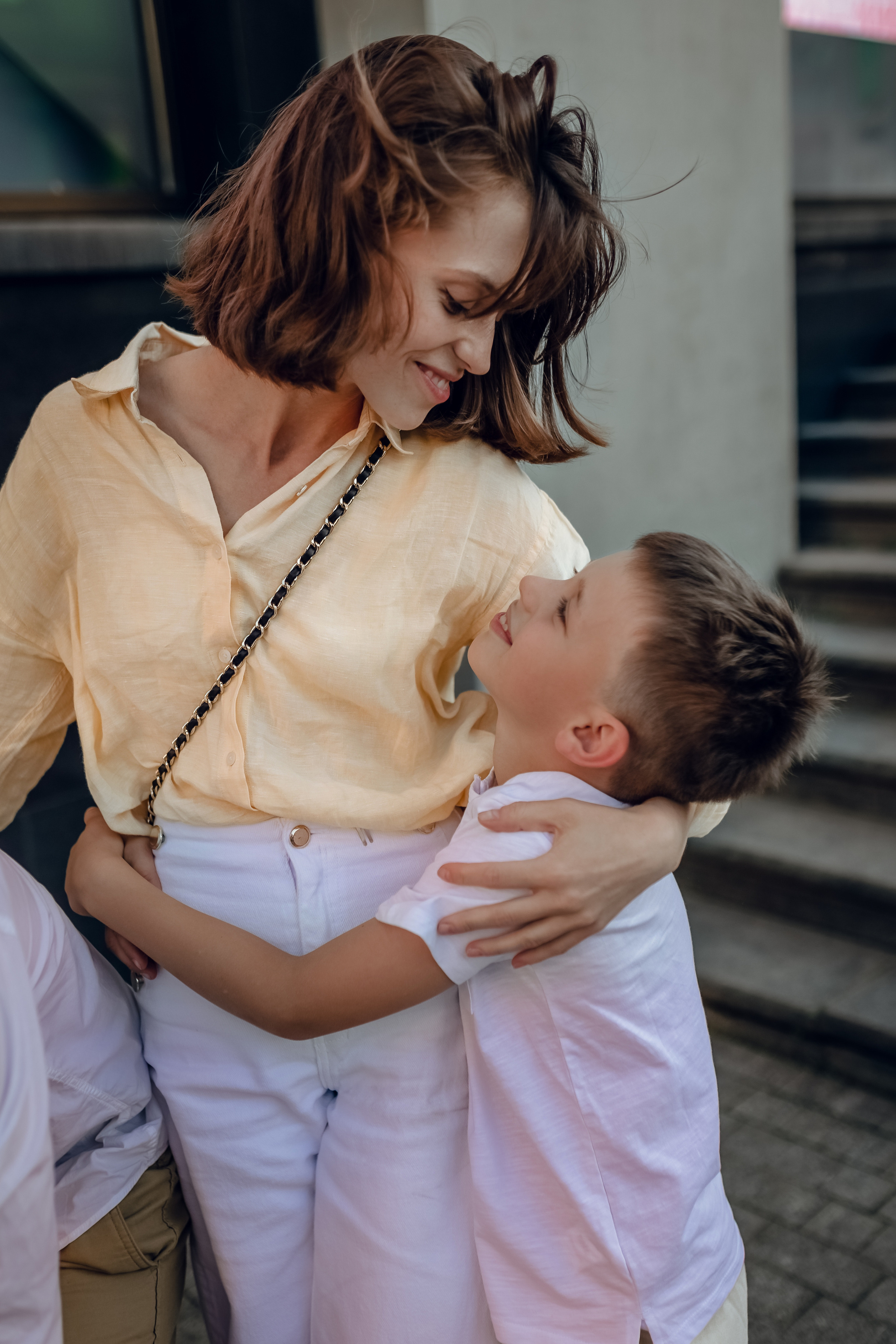 Семейная городская прогулка. Фотограф Владимир Москва