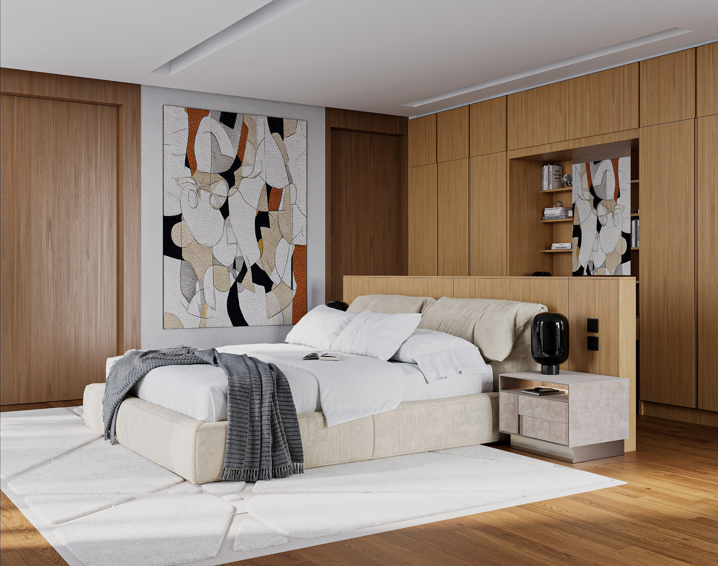 Вилла / Мастер-спальня. Kindhard-design