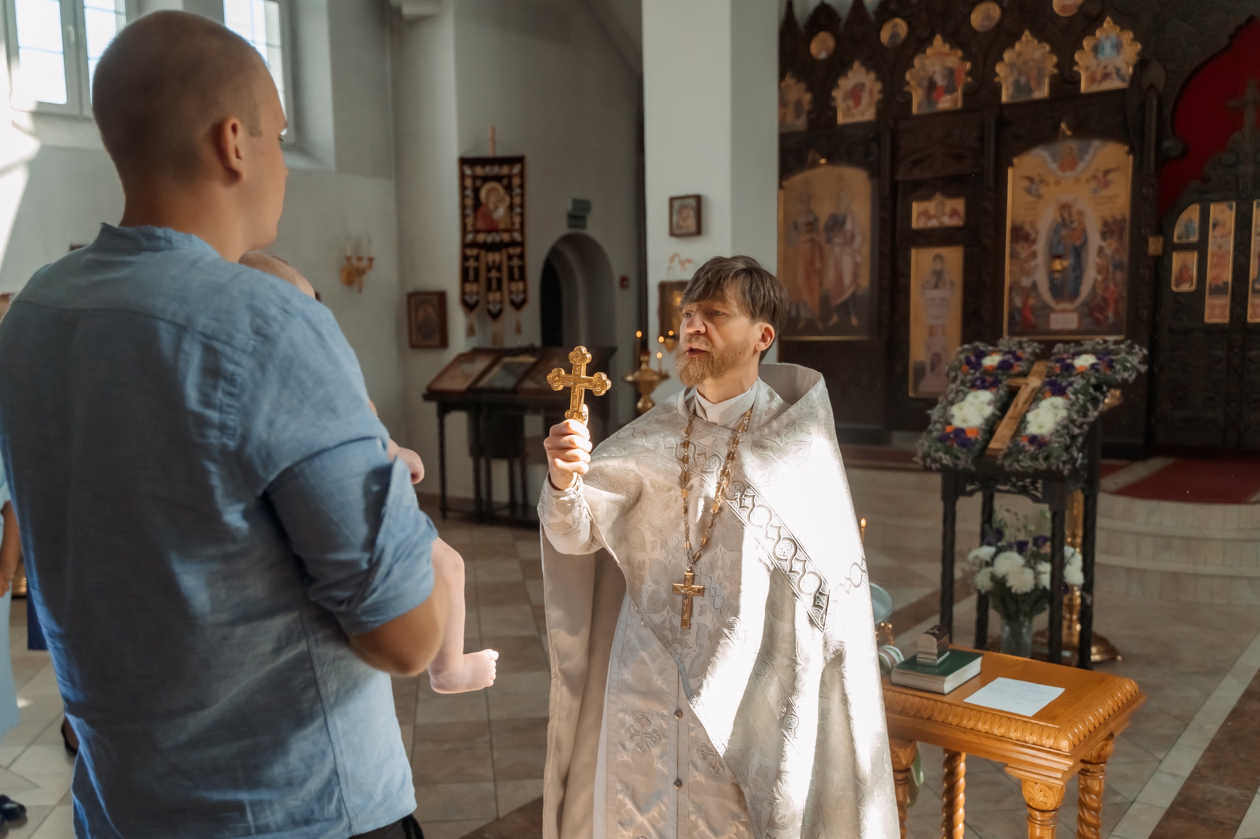 Крещение Данилы, Храм иконы Божией Матери «Всех скорбящих радость». Семейный фотограф в Саратове