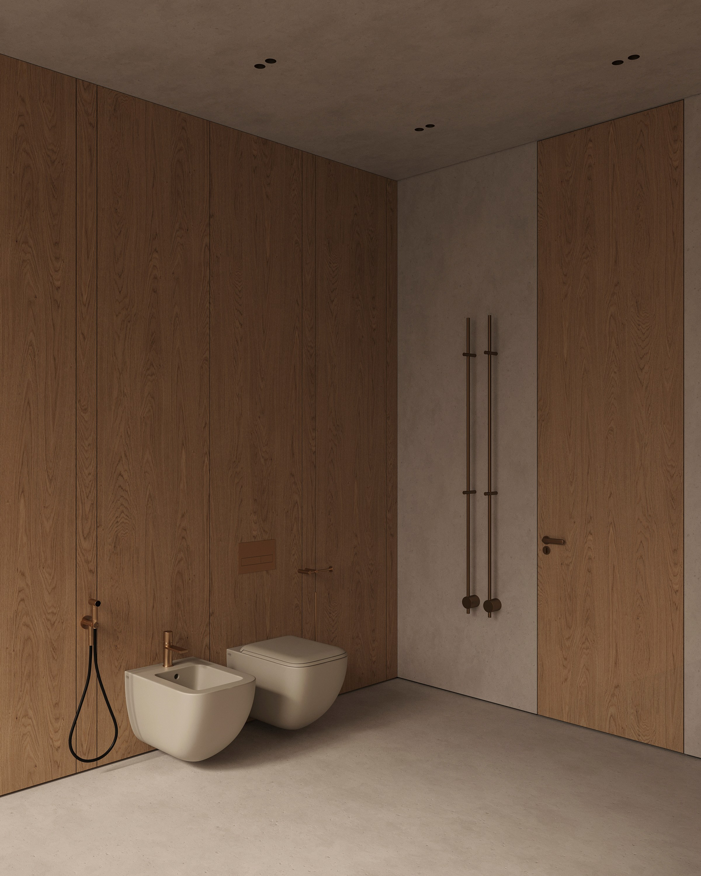 ZEN BATHROOM | SUNNY & SOFT CONCEPTS. Interior Visualization by Valerie Stetyukevich