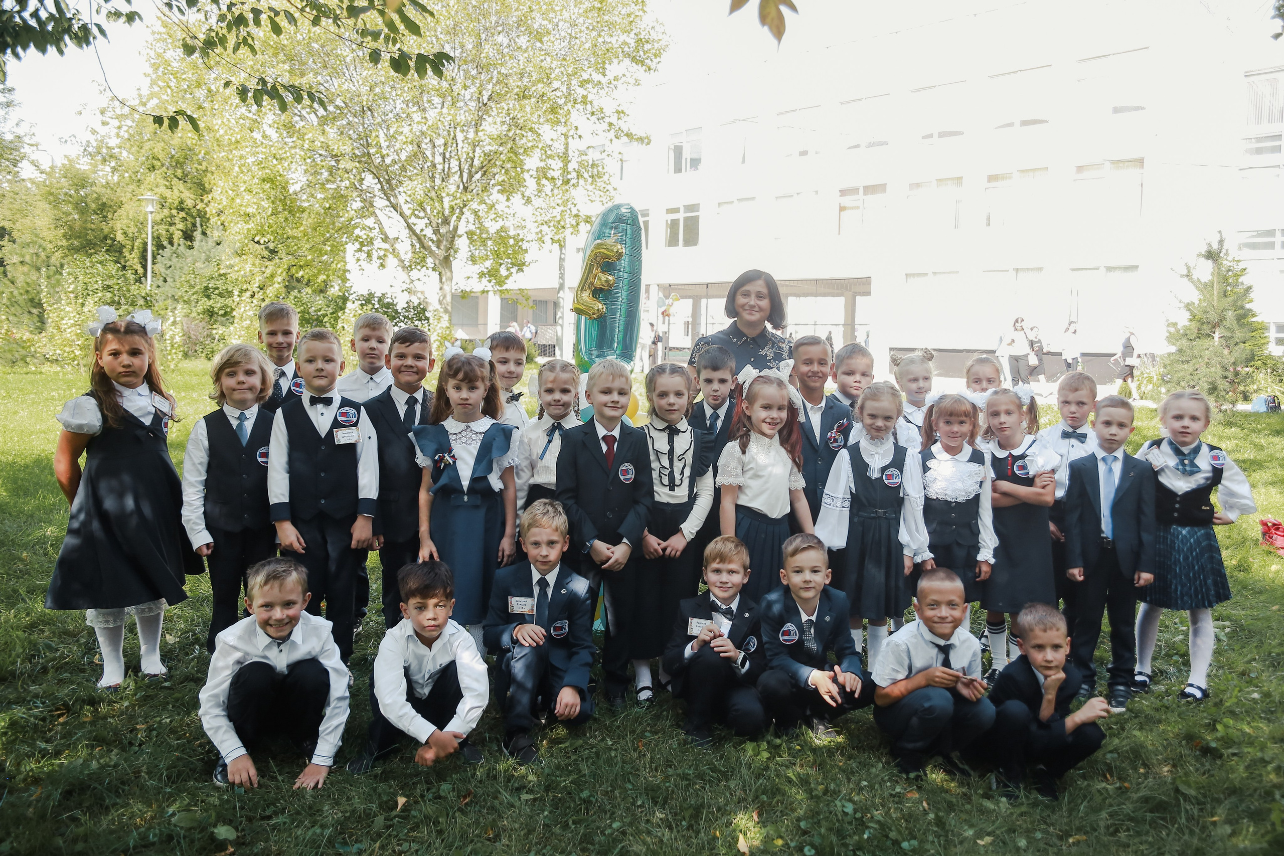 Первое сентября у 1Е класса. Антонина Морозова, профессиональный семейный фотограф видеограф