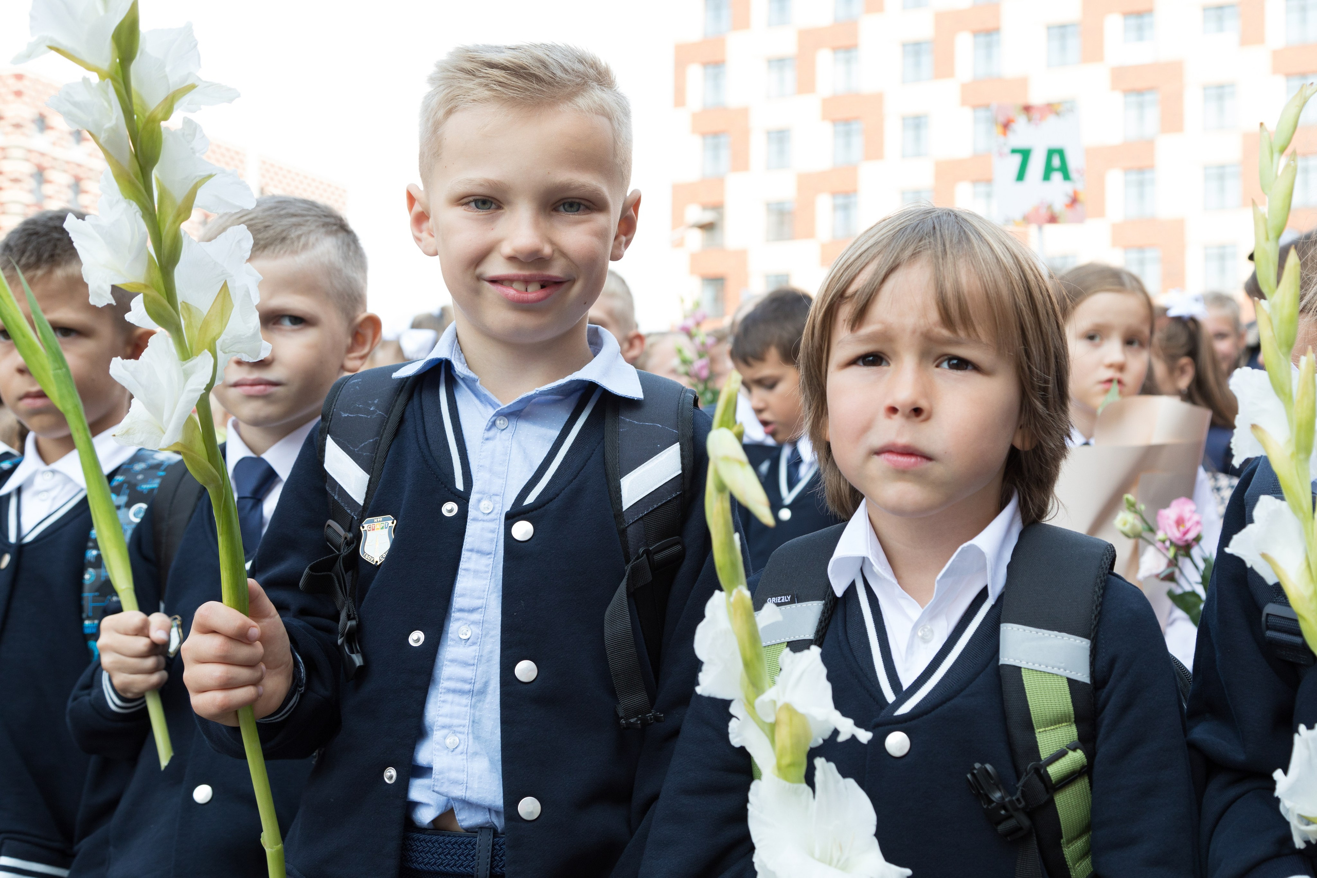 Линейка первоклассников. Детский и контент фотограф Надя Волкова Санкт-Петербург