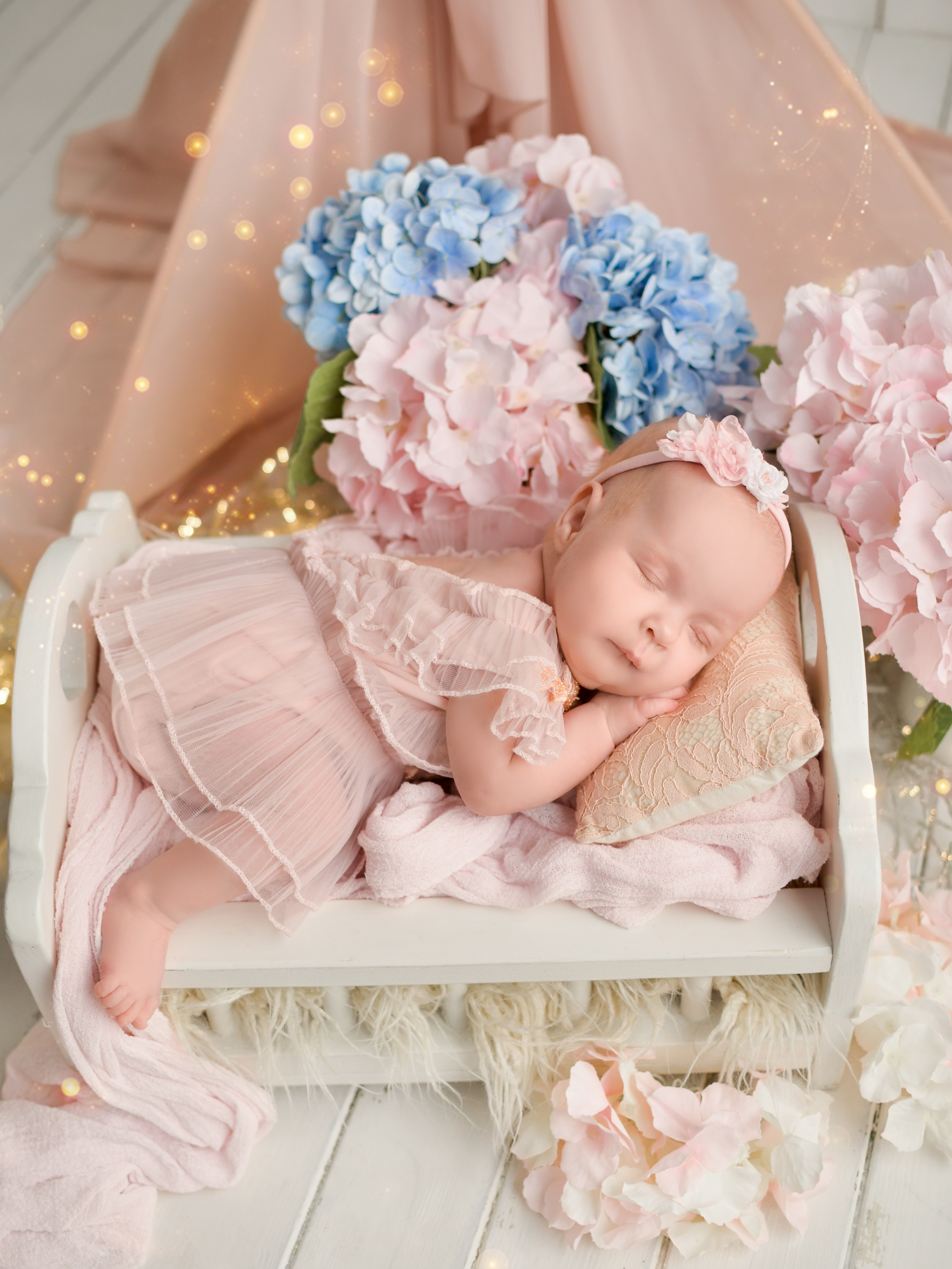 Близняшки Аня и Лиза. Фотограф новорожденных Краснодар Малышенко Надежда