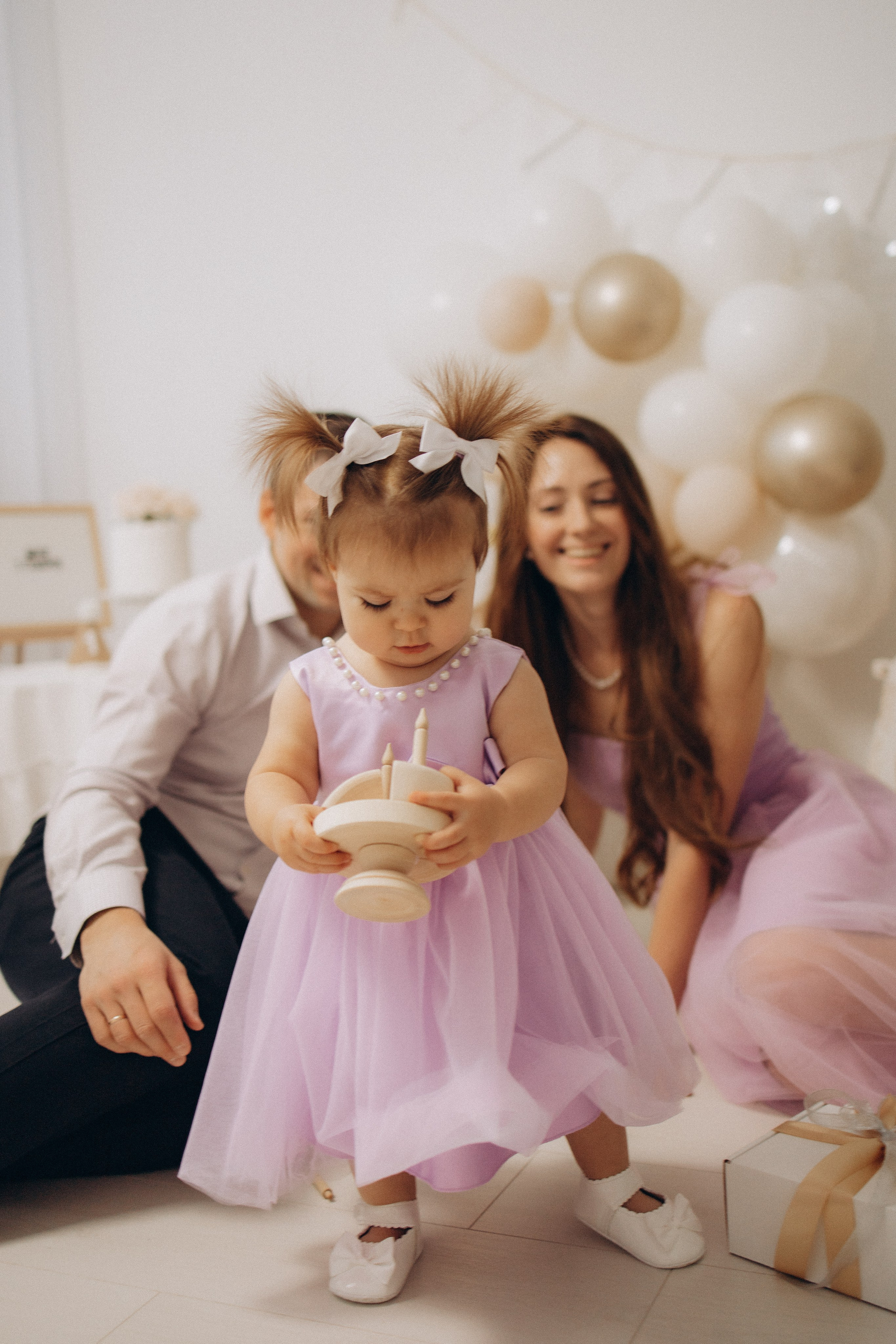 Новый год маленькой Анечки. Семейный фотограф в Москве Анастасия Шалда