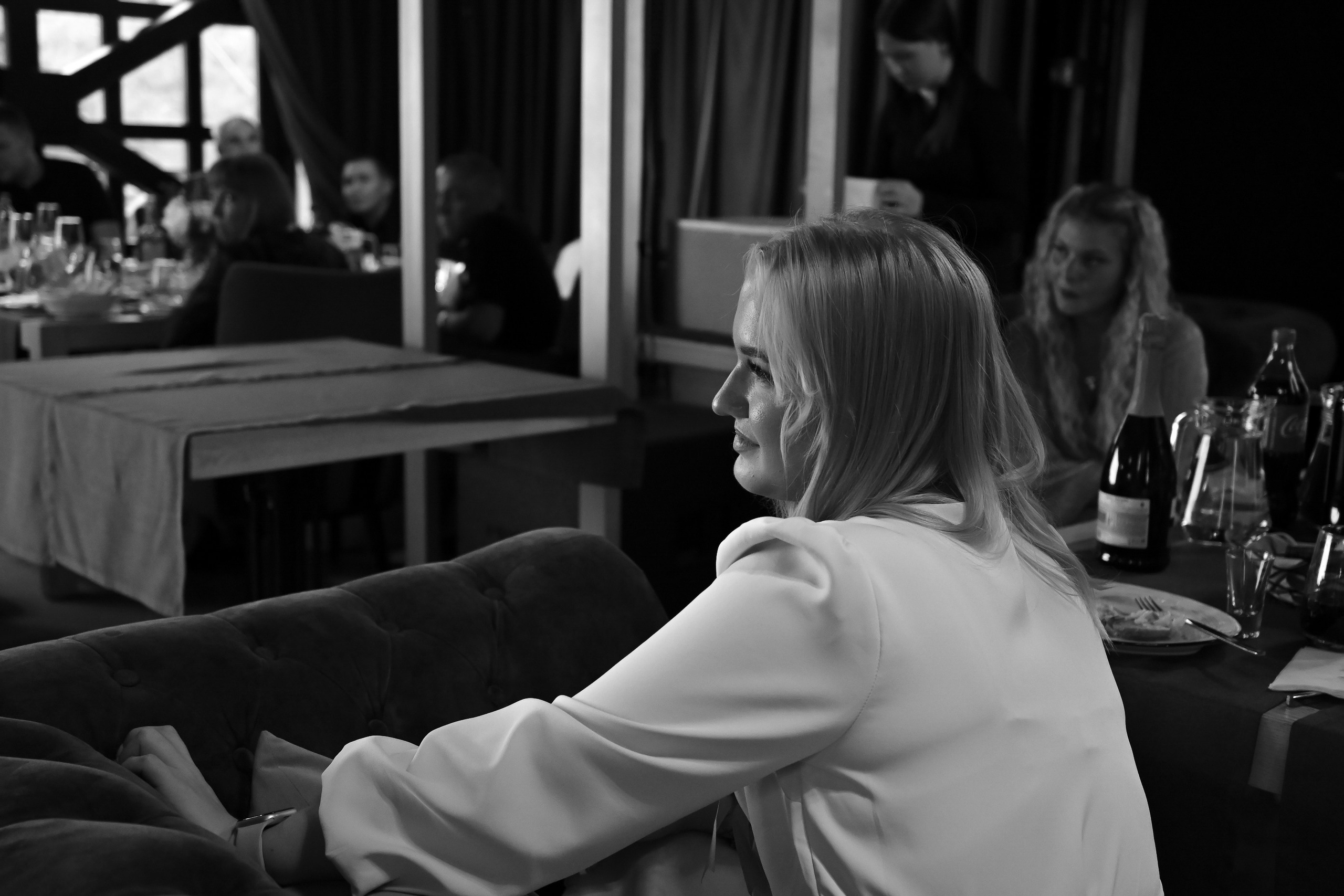 Black and white film. <3