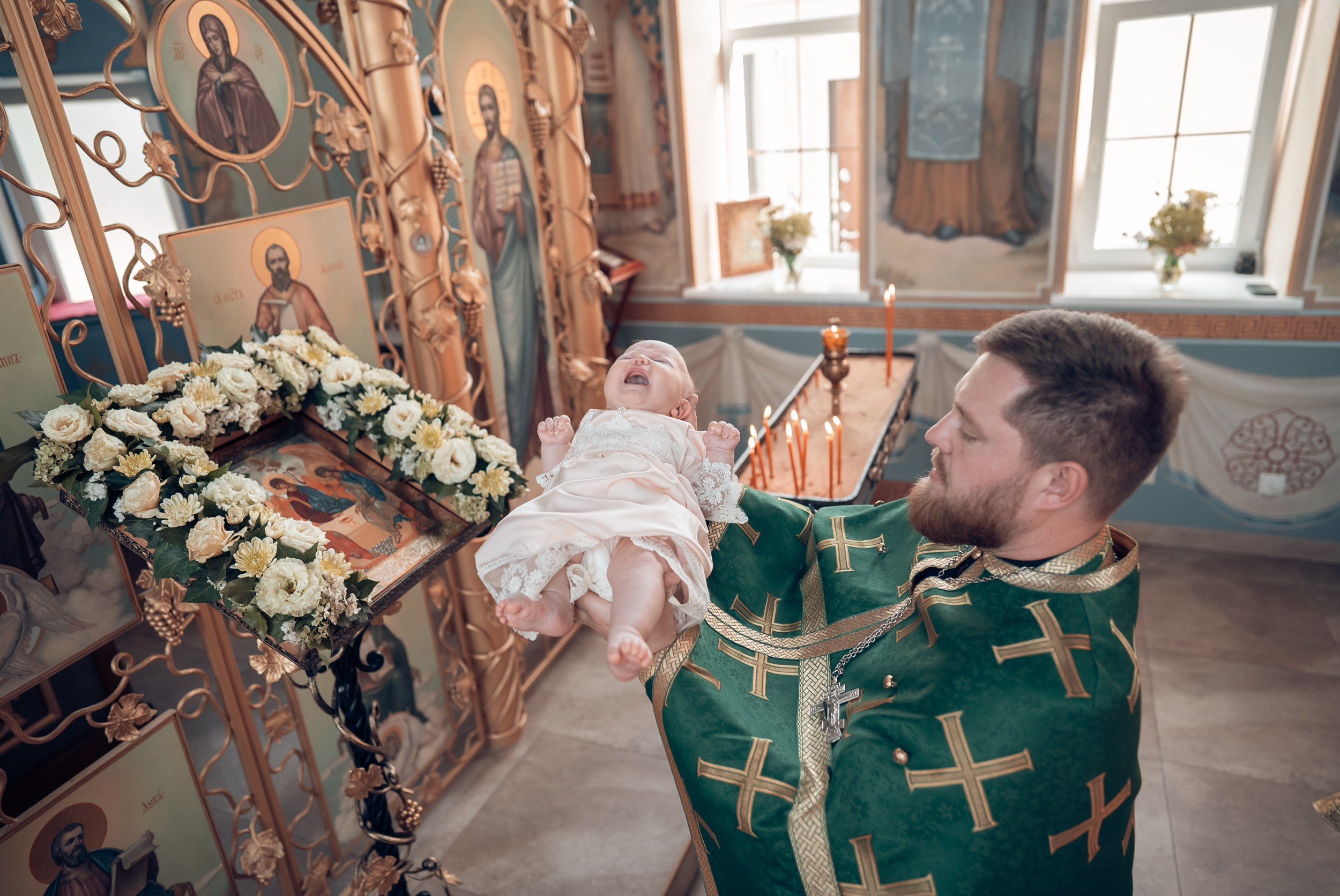 Крещение в храме ап.Андрея Первозванного г. Севастополь. Церковный фотограф Севастополь