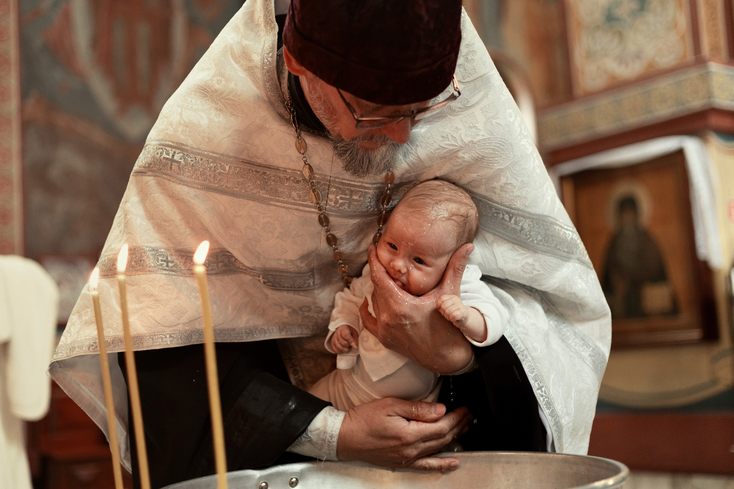 Крещение Елесоветы. ТОП Фотограф на Крещение и Венчание Железногорск Алексей Мещеряков