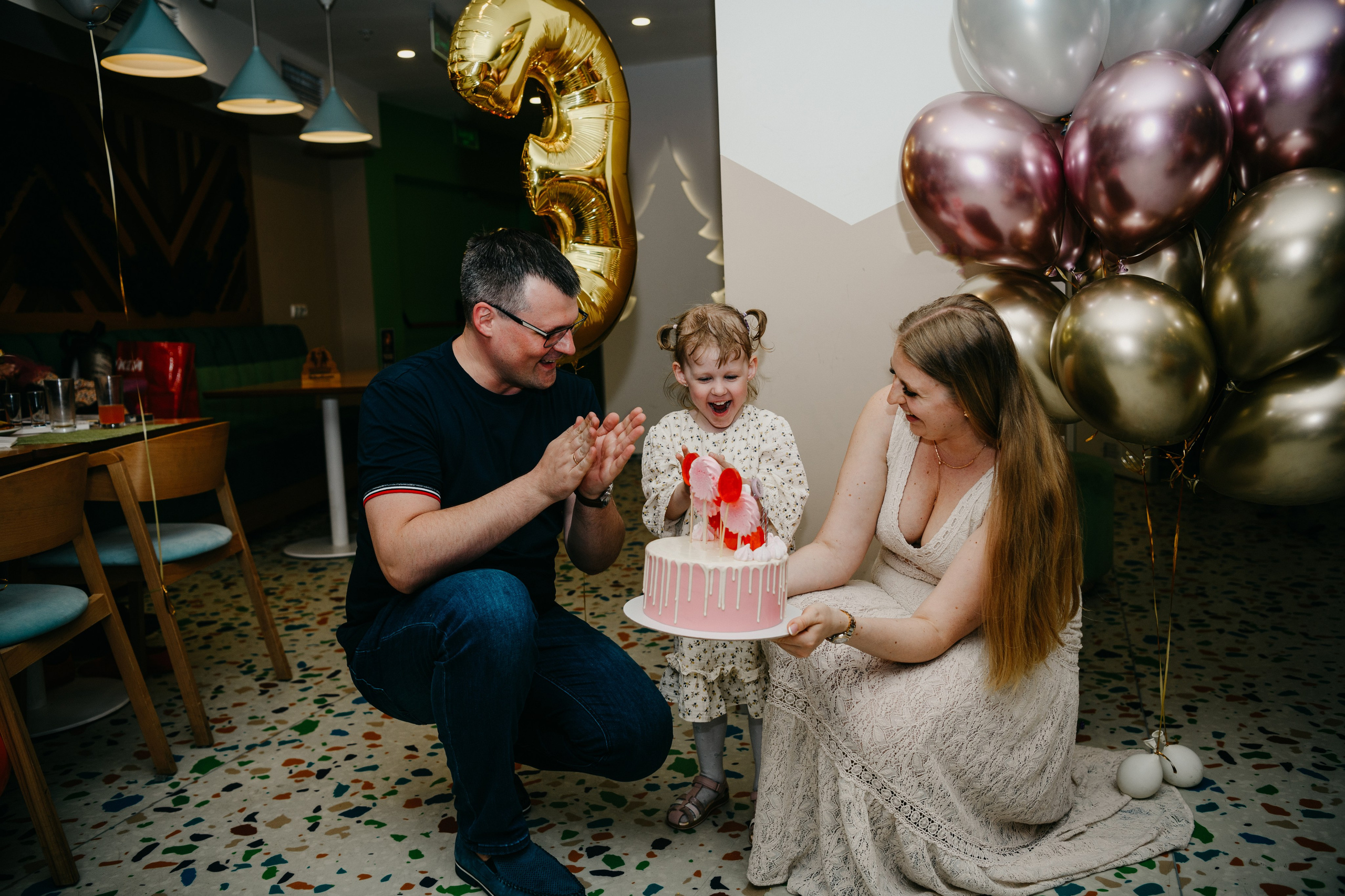 ДР Лизика. 3 года. Фотограф на выписку из роддома в Москве и МО