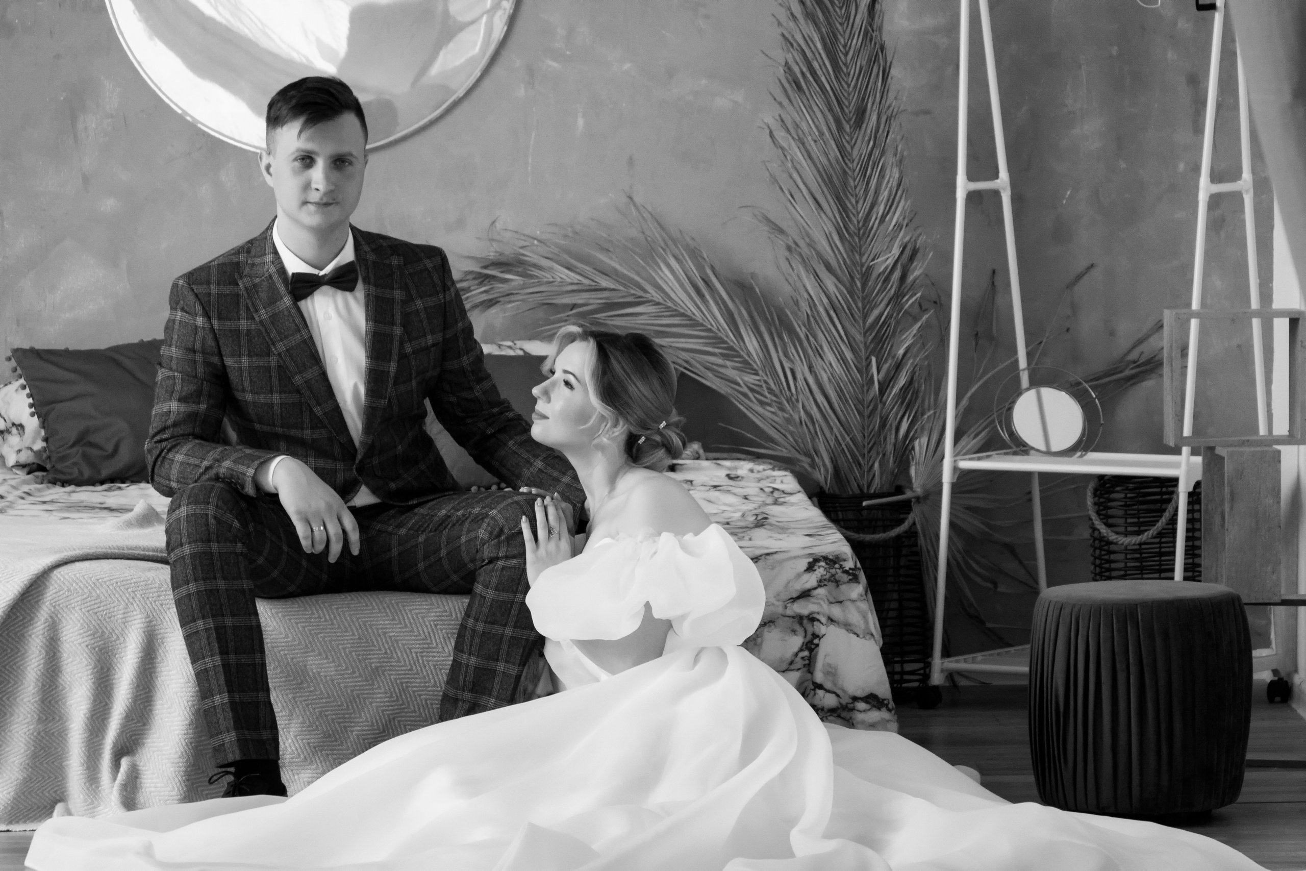 Свадебная фотосессия в студии. Фотограф в Туле — Борисов Николай