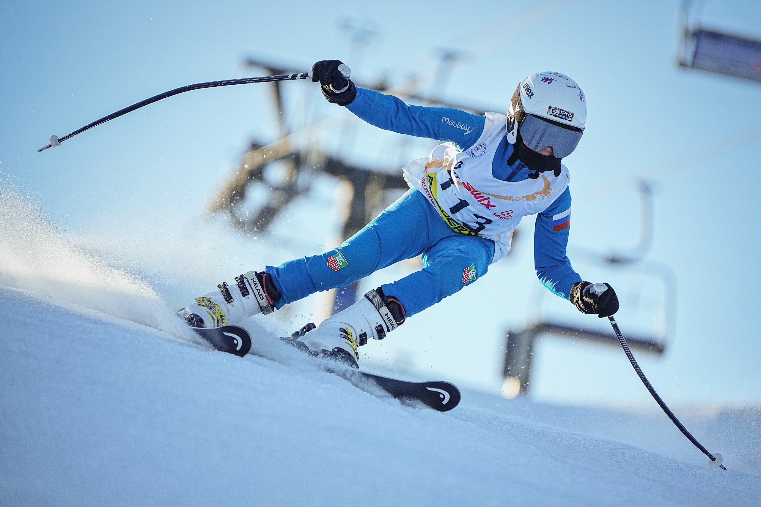 Первенство Дмитровского городского округа по горнолыжному спорту «Памяти А. Жирова» GS U10, U12. Фотограф Студитский Евгений