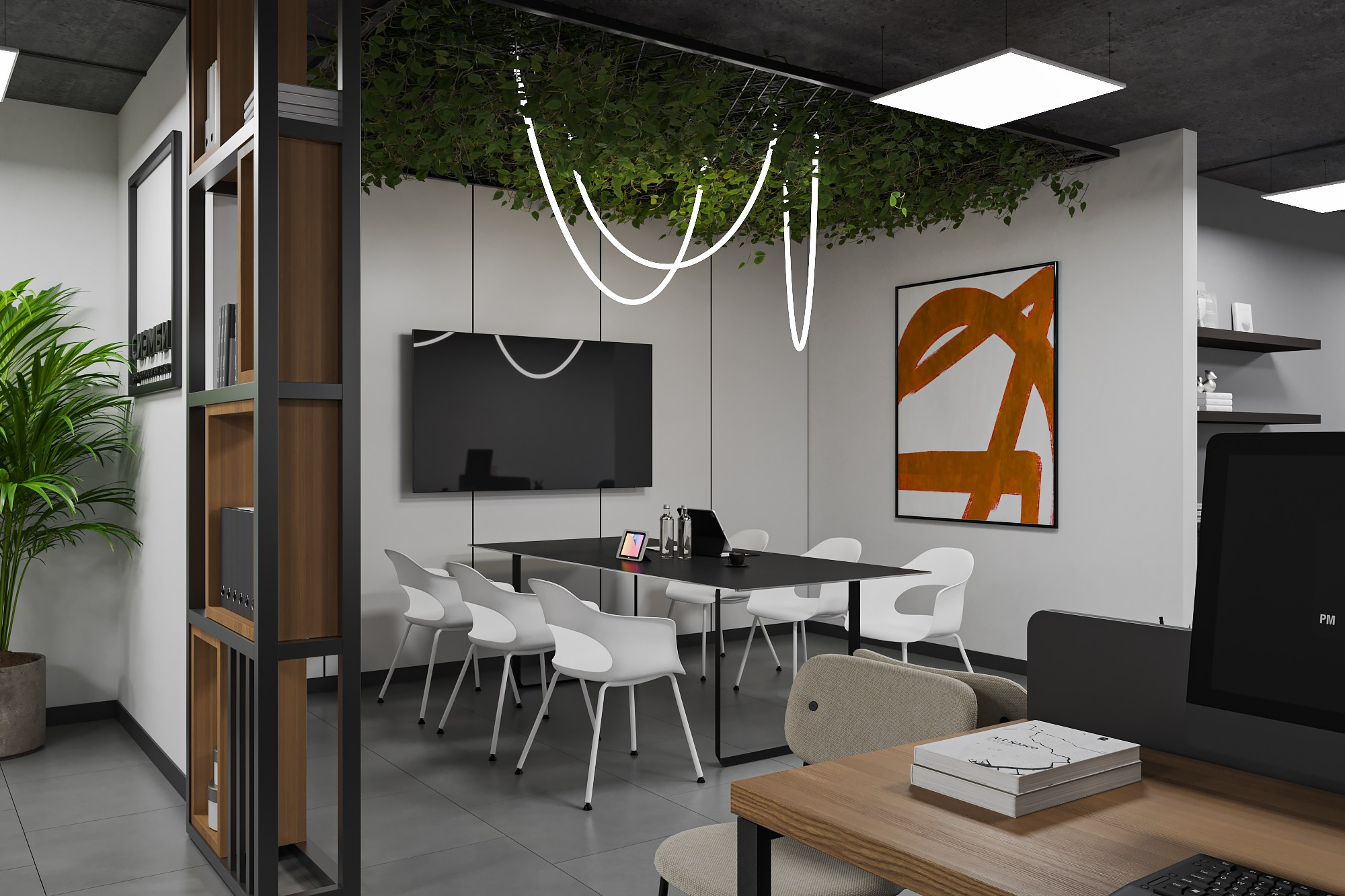 Офисы рекламного агенства «СиЭмБи, 150 м². Студия дизайна