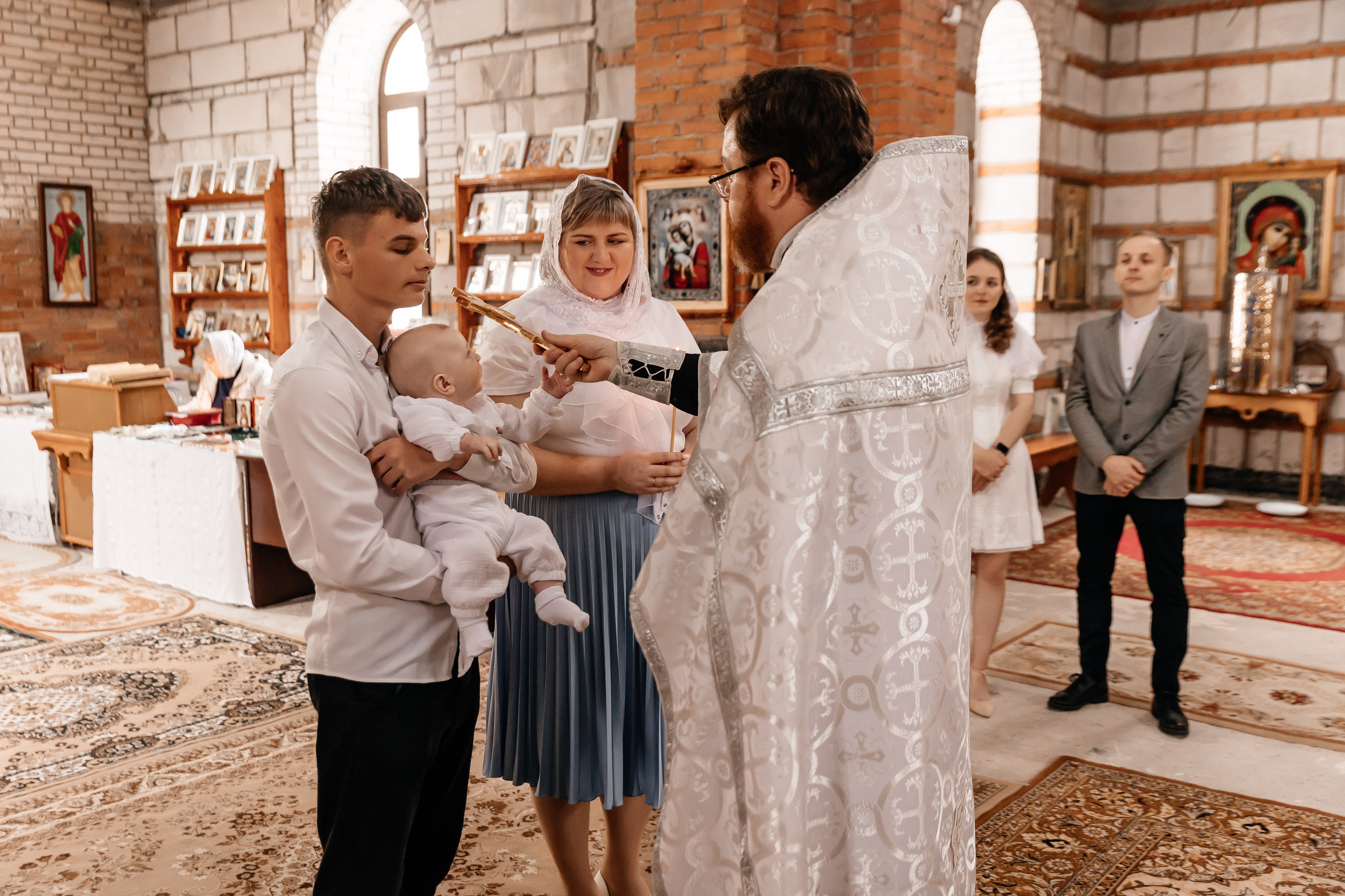 Крещение Максима. Семейный фотограф Минск Усова Ольга