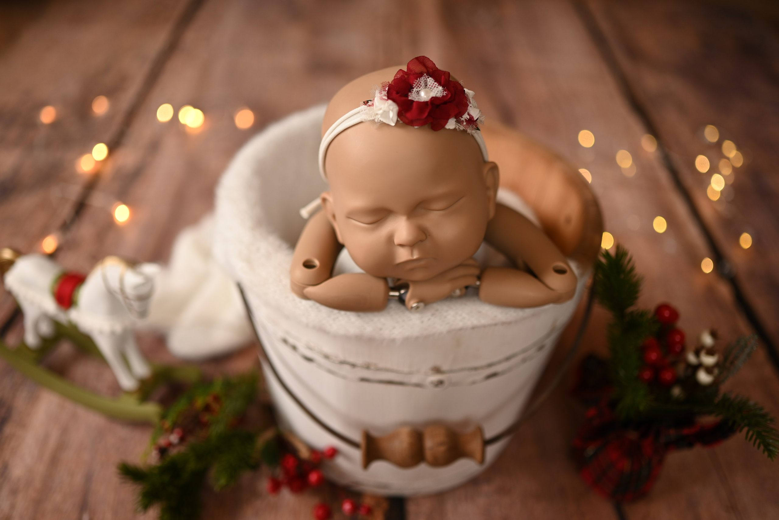 Новогодние образы. Newborn42.ru Фотограф новорожденных  г. Кемерово Агафонова Жанна