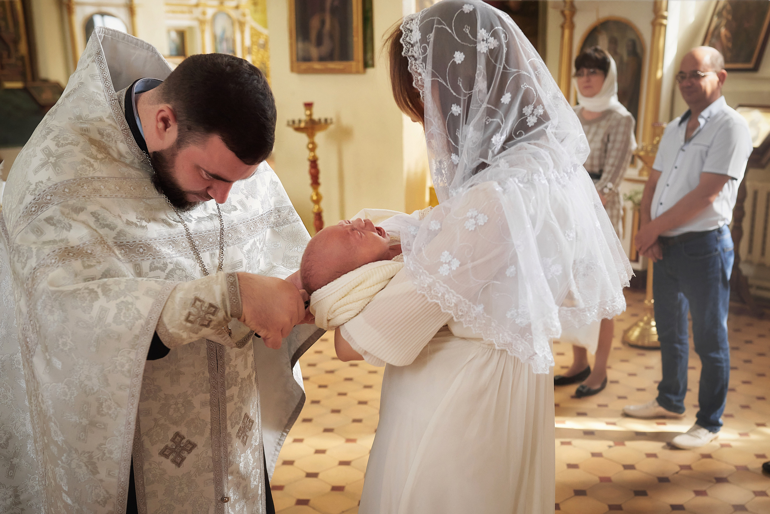 Крещение в храме Сретения Господня. Семейный фотограф в Ростове-на-Дону Татьяна Литвинова