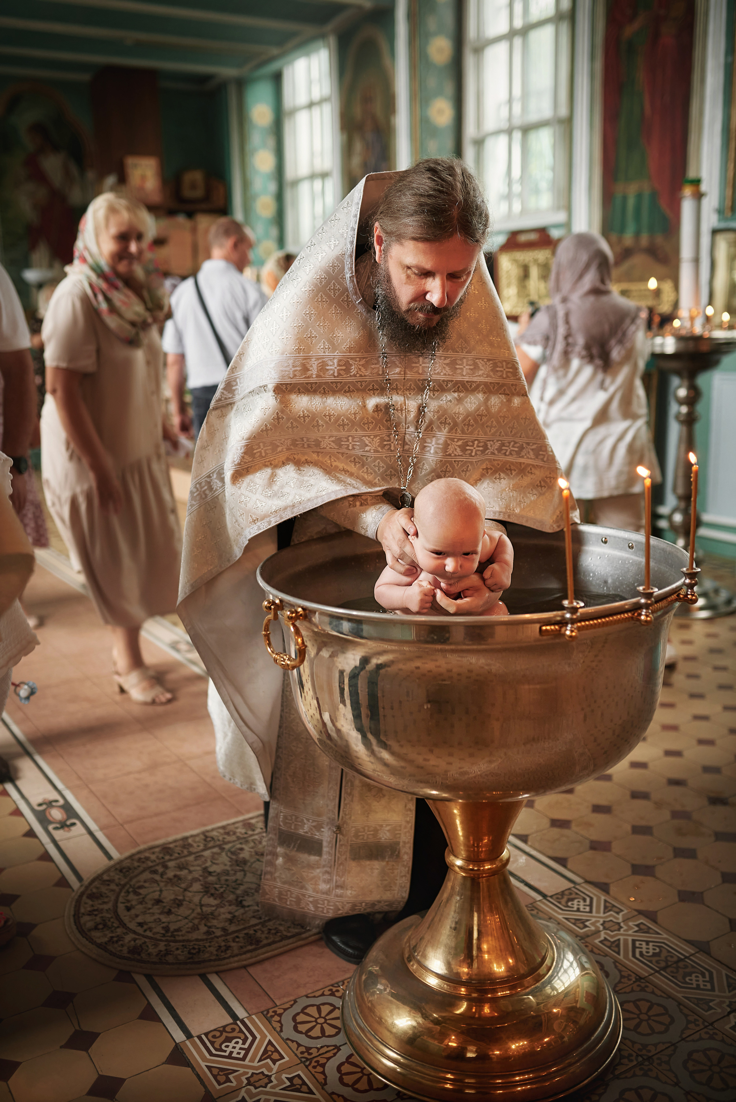 Крещение в храме Смоленской иконы БМ ОДигитрия. г. Аксай. Семейный фотограф в Ростове-на-Дону Татьяна Литвинова