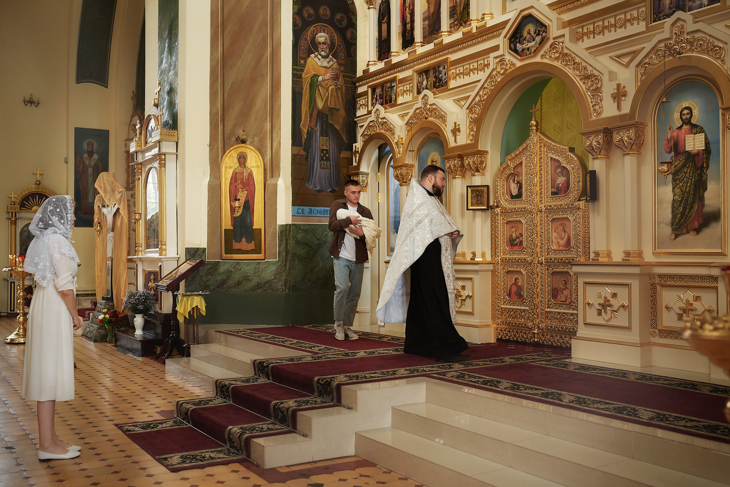 Крещение в храме Сретения Господня. Семейный фотограф в Ростове-на-Дону Татьяна Литвинова