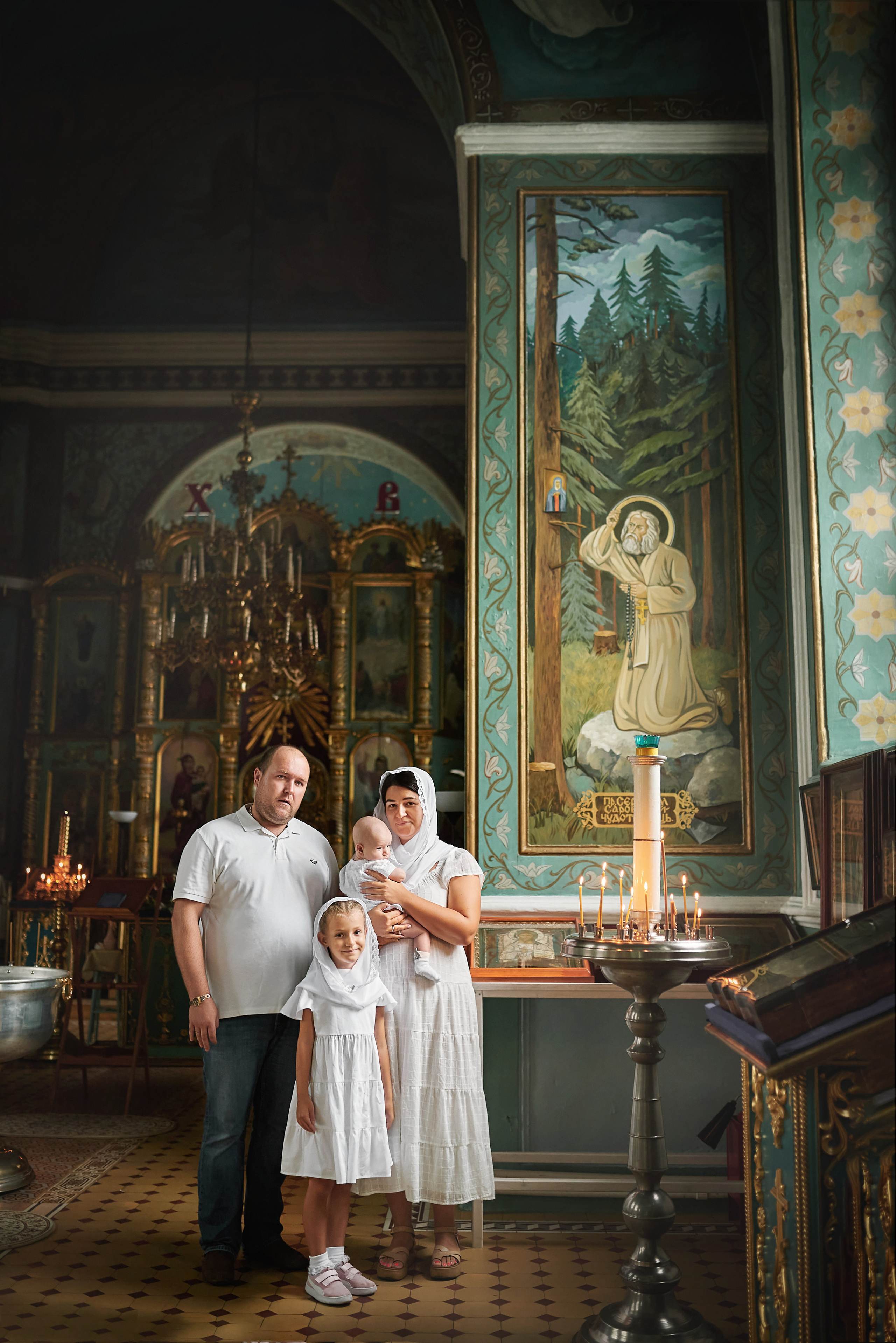 Крещение в храме Смоленской иконы БМ ОДигитрия. г. Аксай. Семейный фотограф в Ростове-на-Дону Татьяна Литвинова