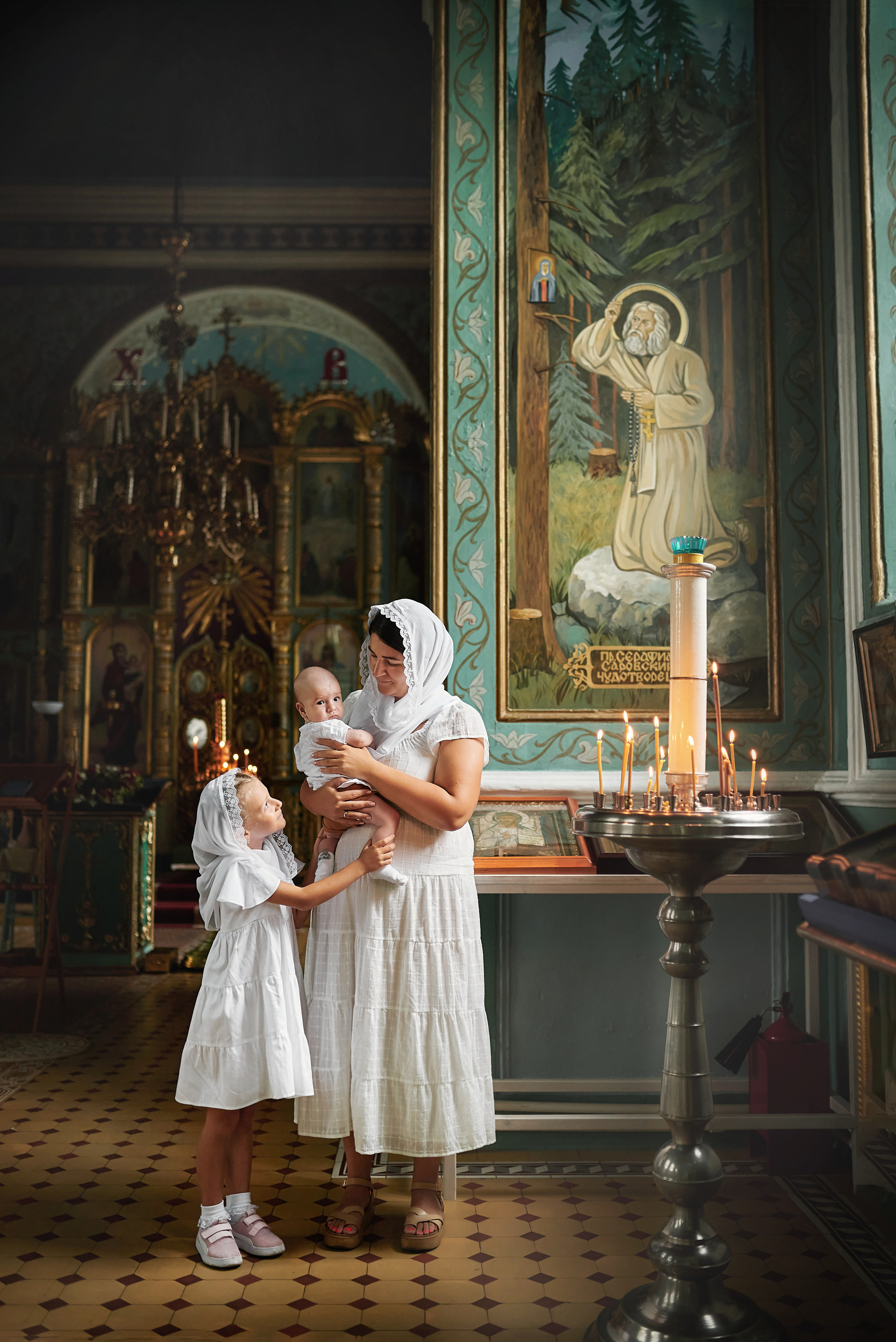 Крещение в храме Смоленской иконы БМ ОДигитрия. г. Аксай. Семейный фотограф в Ростове-на-Дону Татьяна Литвинова