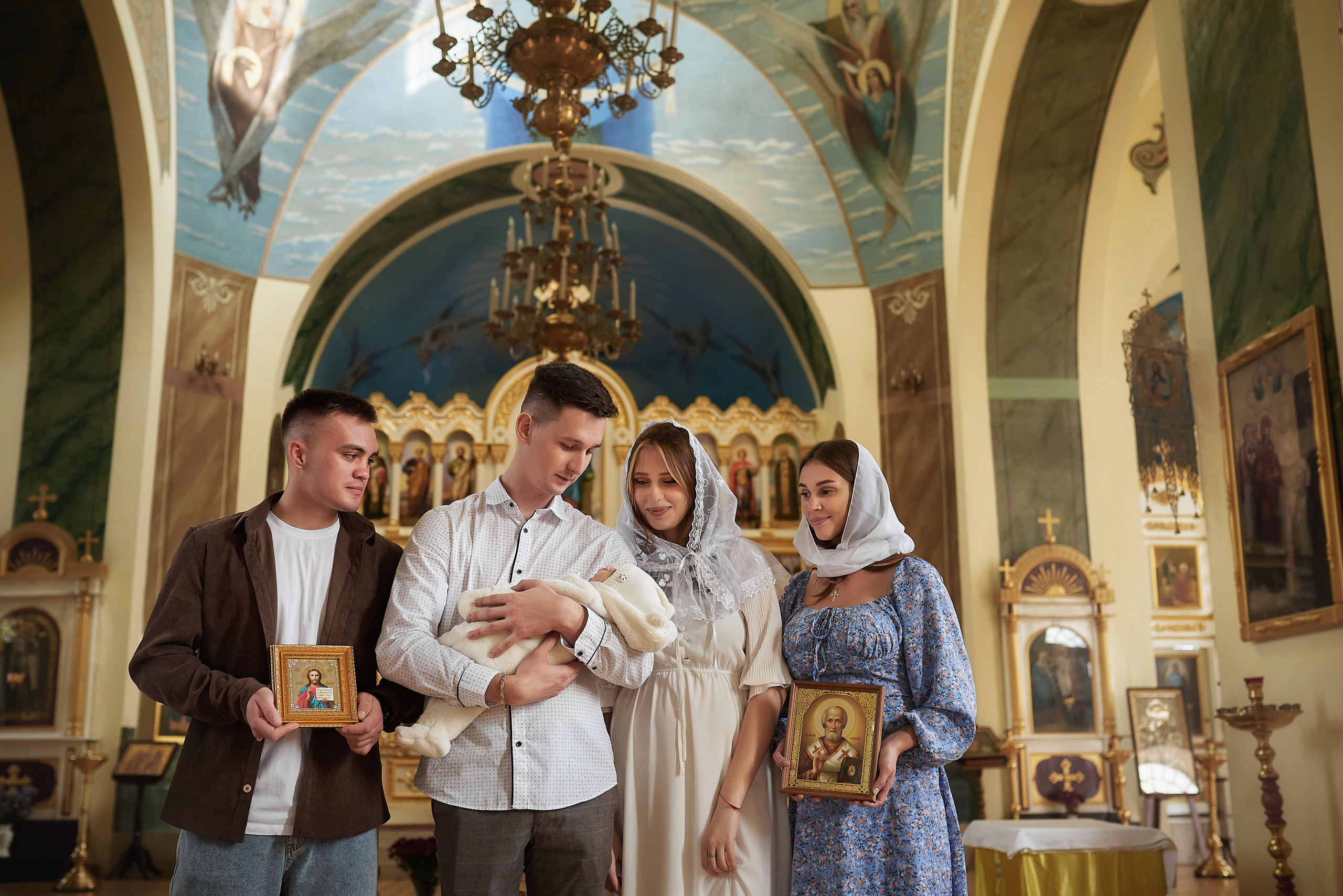 Крещение в храме Сретения Господня. Семейный фотограф в Ростове-на-Дону Татьяна Литвинова