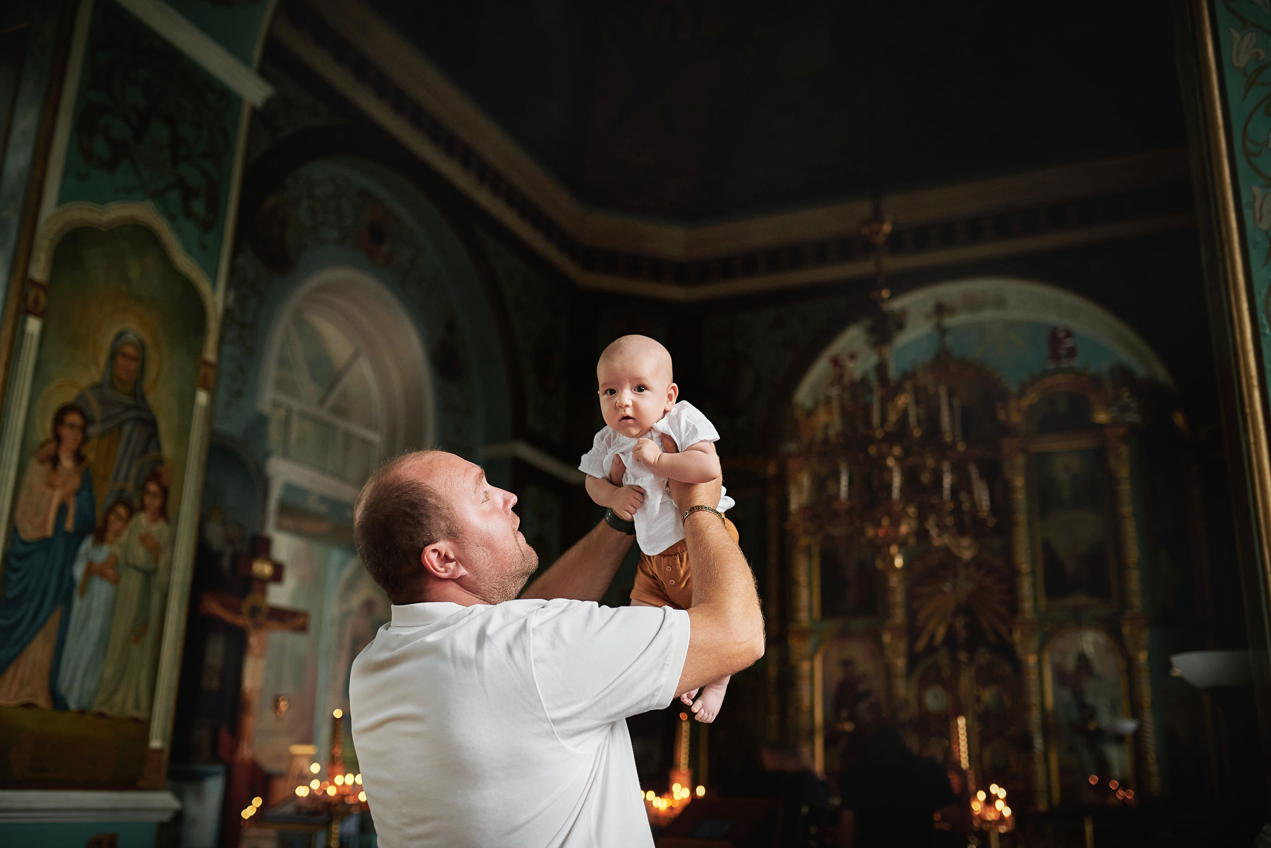 Крещение в храме Смоленской иконы БМ ОДигитрия. г. Аксай. Семейный фотограф в Ростове-на-Дону Татьяна Литвинова