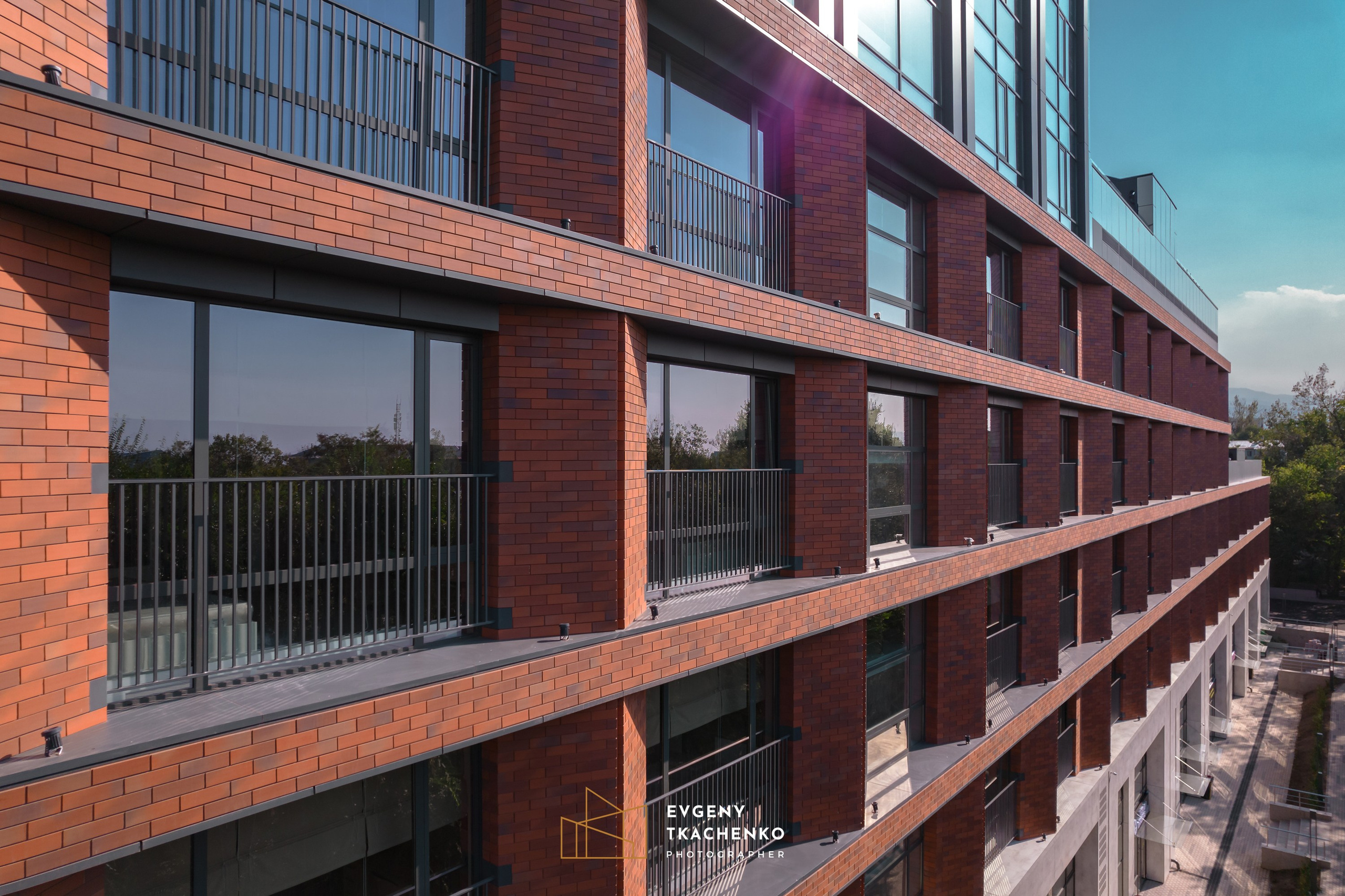 Общежитие университета NarXoz в Алматы. Архитектурный и интерьерный фотограф в Казахстане